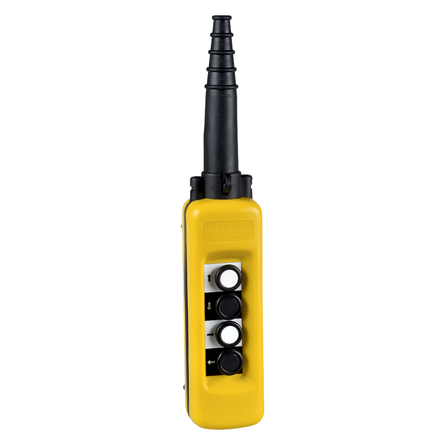[11700] Caja Colgante Polipropileno Amarillo/Negro 4NA Schneider Electric