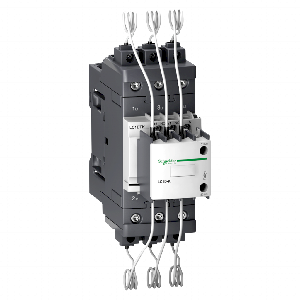 CONTACTOR D 40KVAR 1NA+2NC 110VCA 3P LC1DTKF7