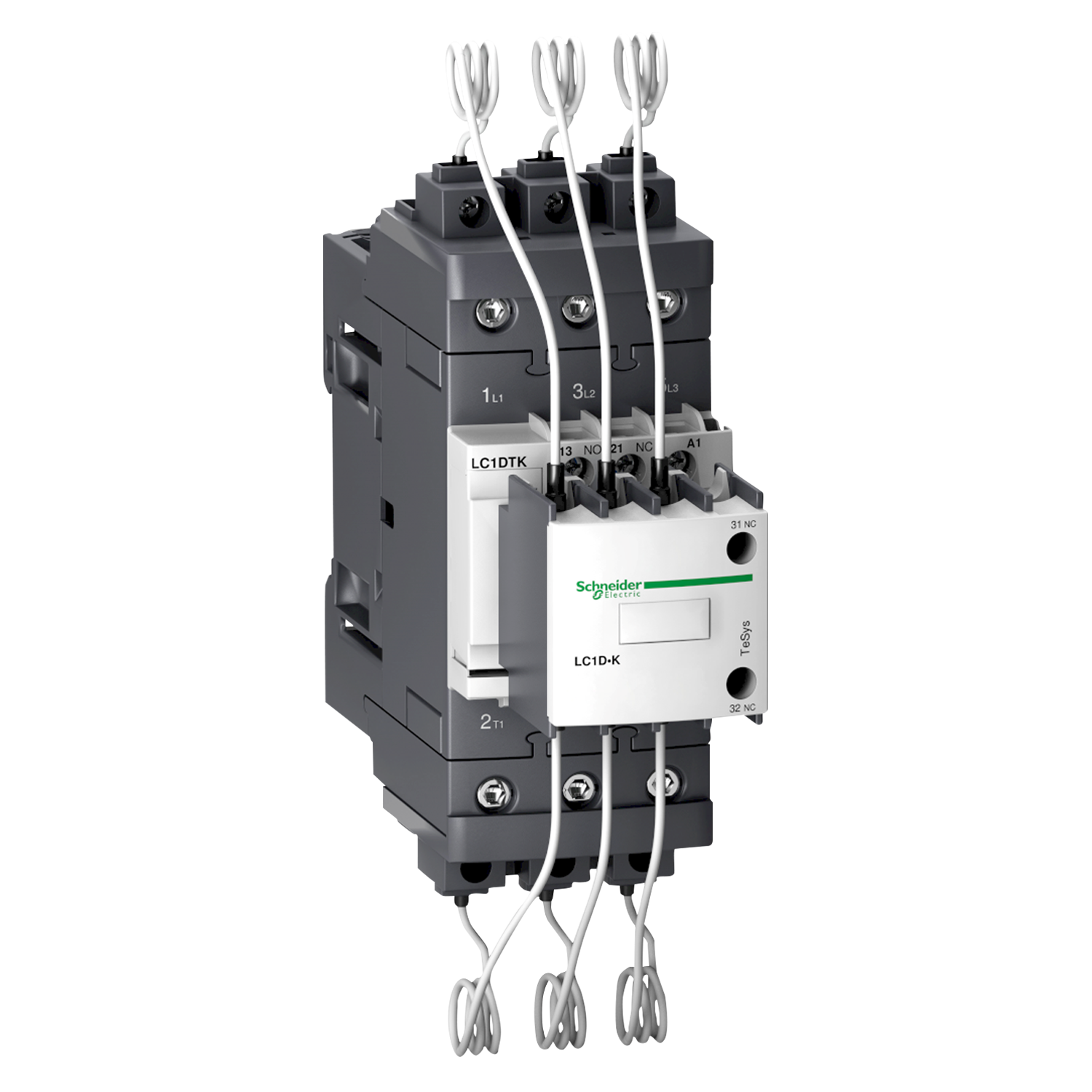 Contactor LC1D 3P 60A 440VCA 18,5kW 3NA Schneider Electric
