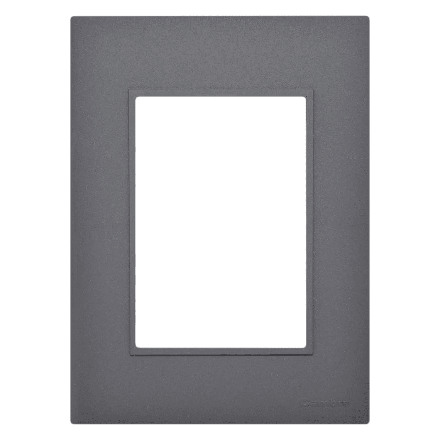 [16983] Tapa y Distanciador Bauhaus Gris 4 Módulos C/Ribete Cambre