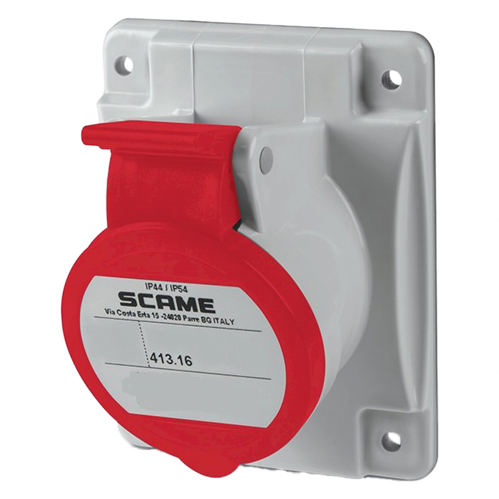 [10520] TOMA IND. DE EMBUTIR 4P 16A 380V IP44 413.1666