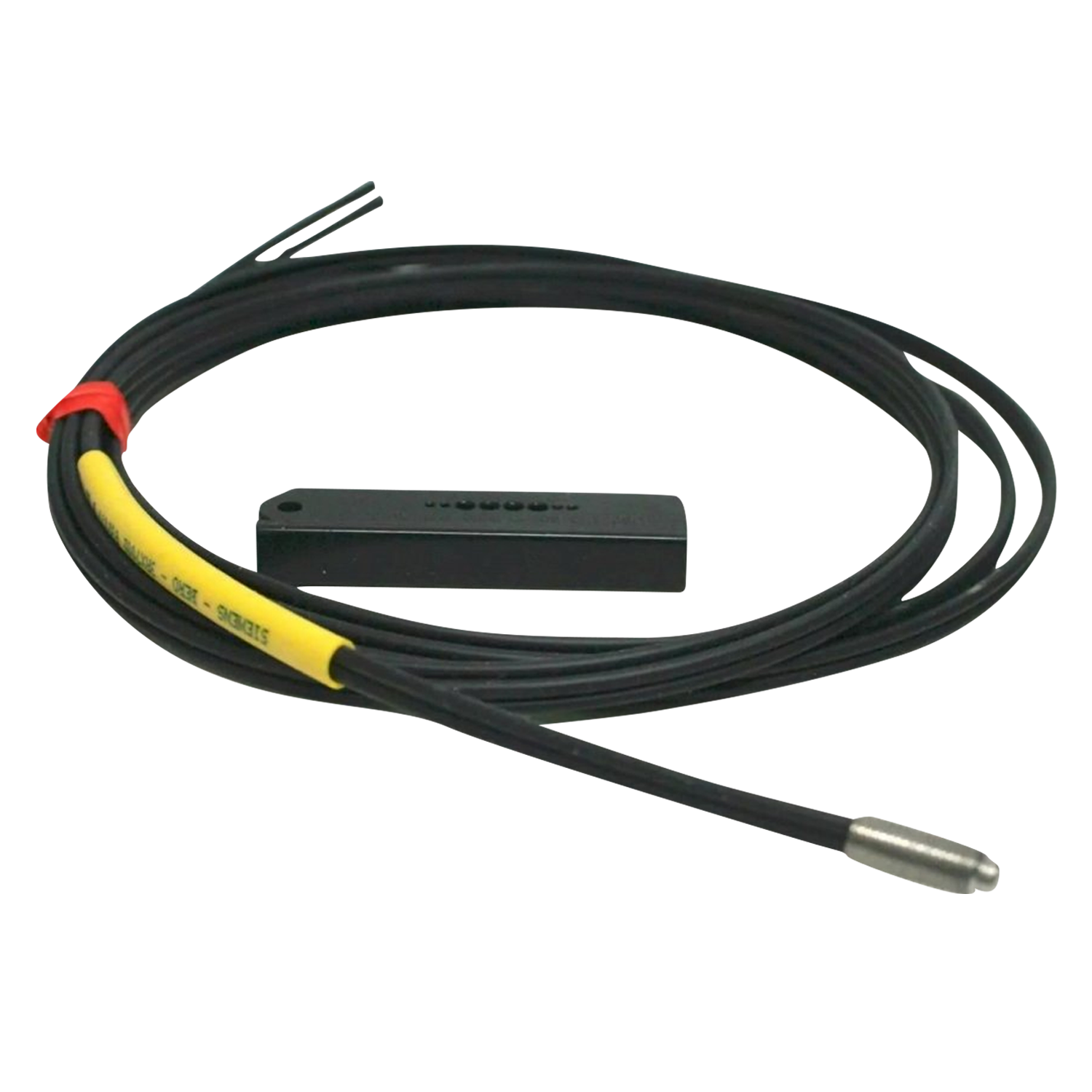 [18123] Punta de Fibra P/Sensor Metal y Fibra Optica Plástica Cilindrica M6 15mm Compatible Con Sensor Fotoeléctrico Siemens