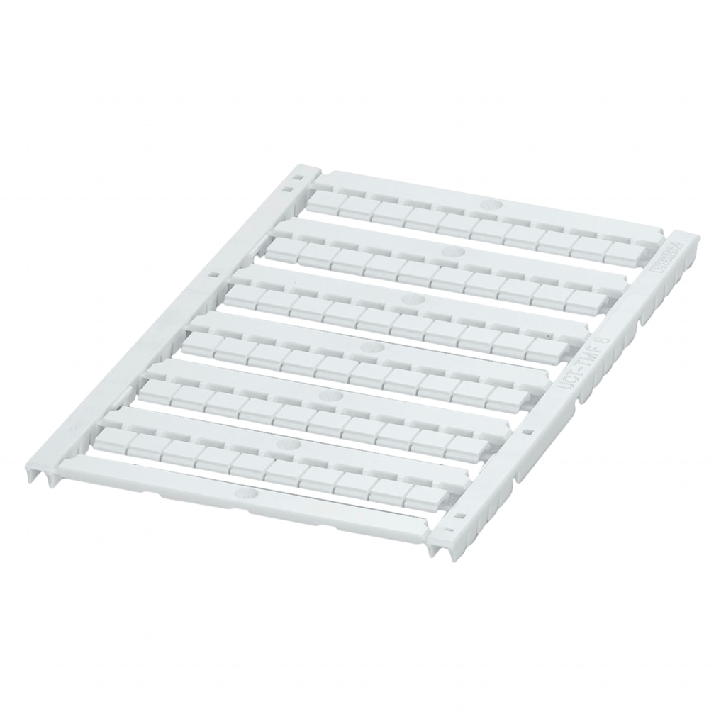 Plancha P/Bornes 6mm 60 Identificadores Rotulados Blanca Phoenix Contact