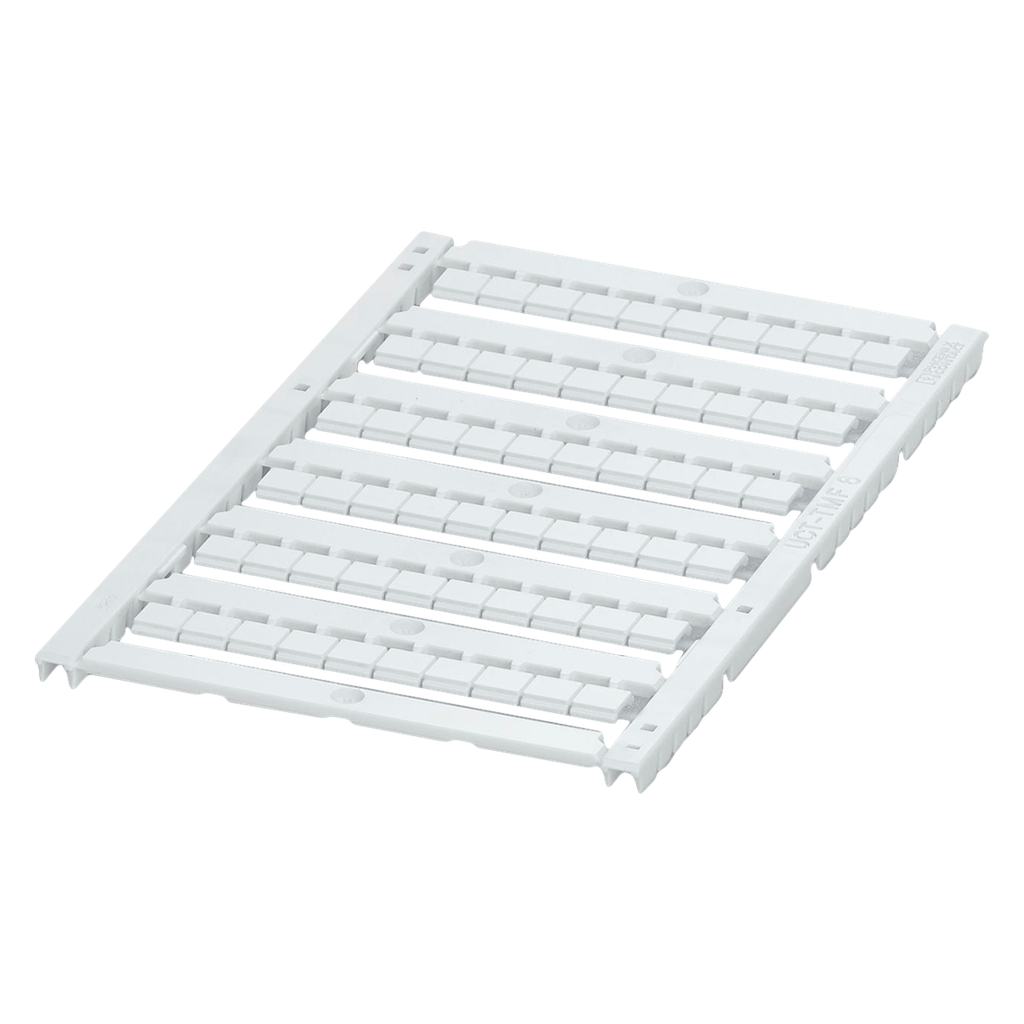Plancha P/Bornes 6mm 60 Identificadores Rotulados Blanca Phoenix Contact