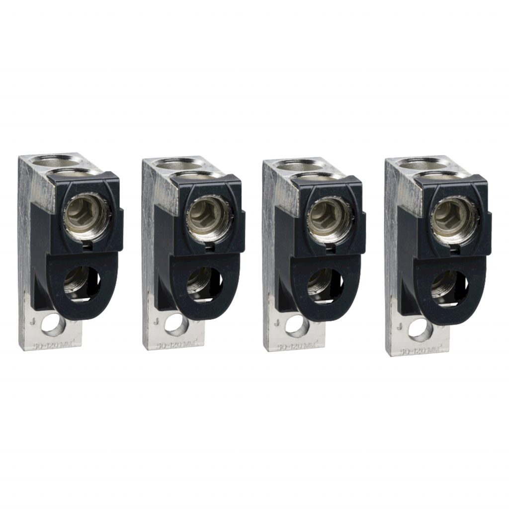 Lote de 4 Bornes Compatible Con Compact NSX (400 a 630) Schneider Electric