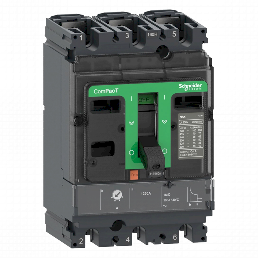 [35468] Interr. NSX100B 3P 80A 380-415VCA Schneider Electric