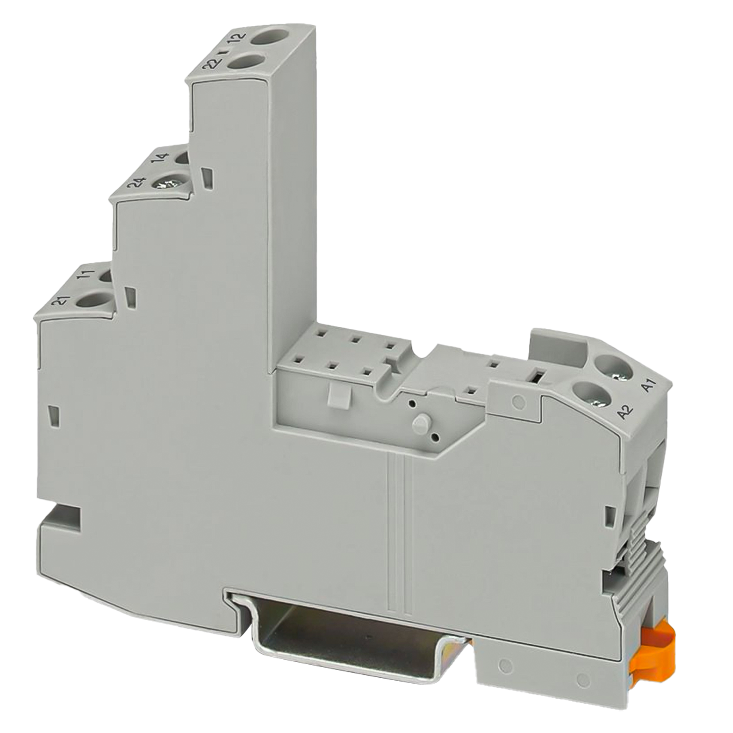 [25711] Zócalo P/Relé Potencia 1-2 Contactos 15,5A 250VCC/VCA Tornillo Rif Phoenix Contact