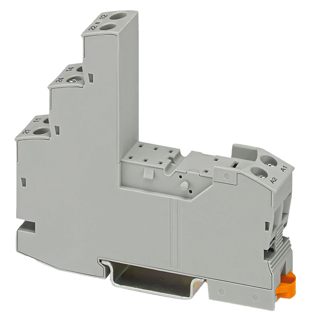 [25711] Zócalo P/Relé Potencia 1-2 Contactos 15,5A 250VCC/VCA Tornillo Rif Phoenix Contact