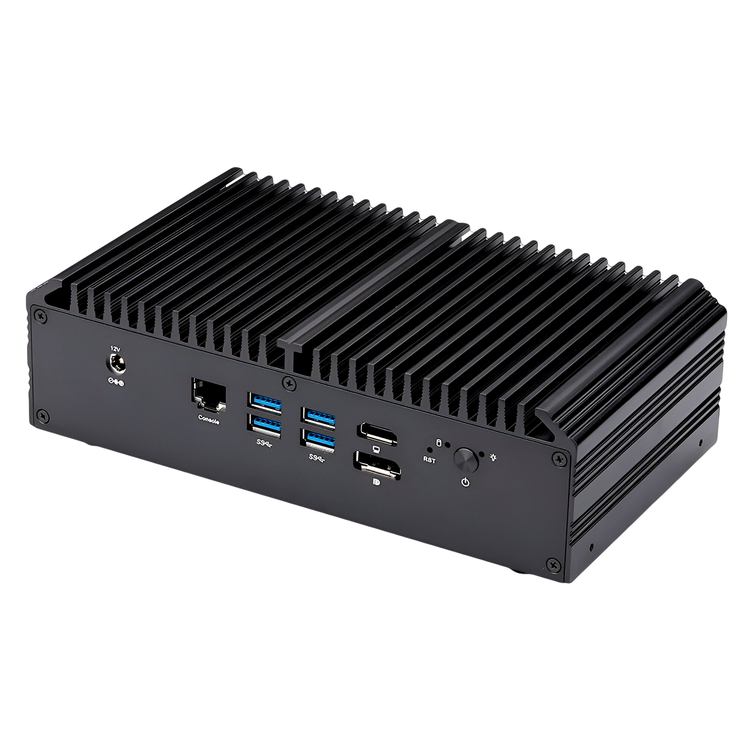 [17701] PC Industrial i7-10710U 8 Placas de Red S/RAM y S/Disco de Almacenamiento Qotom