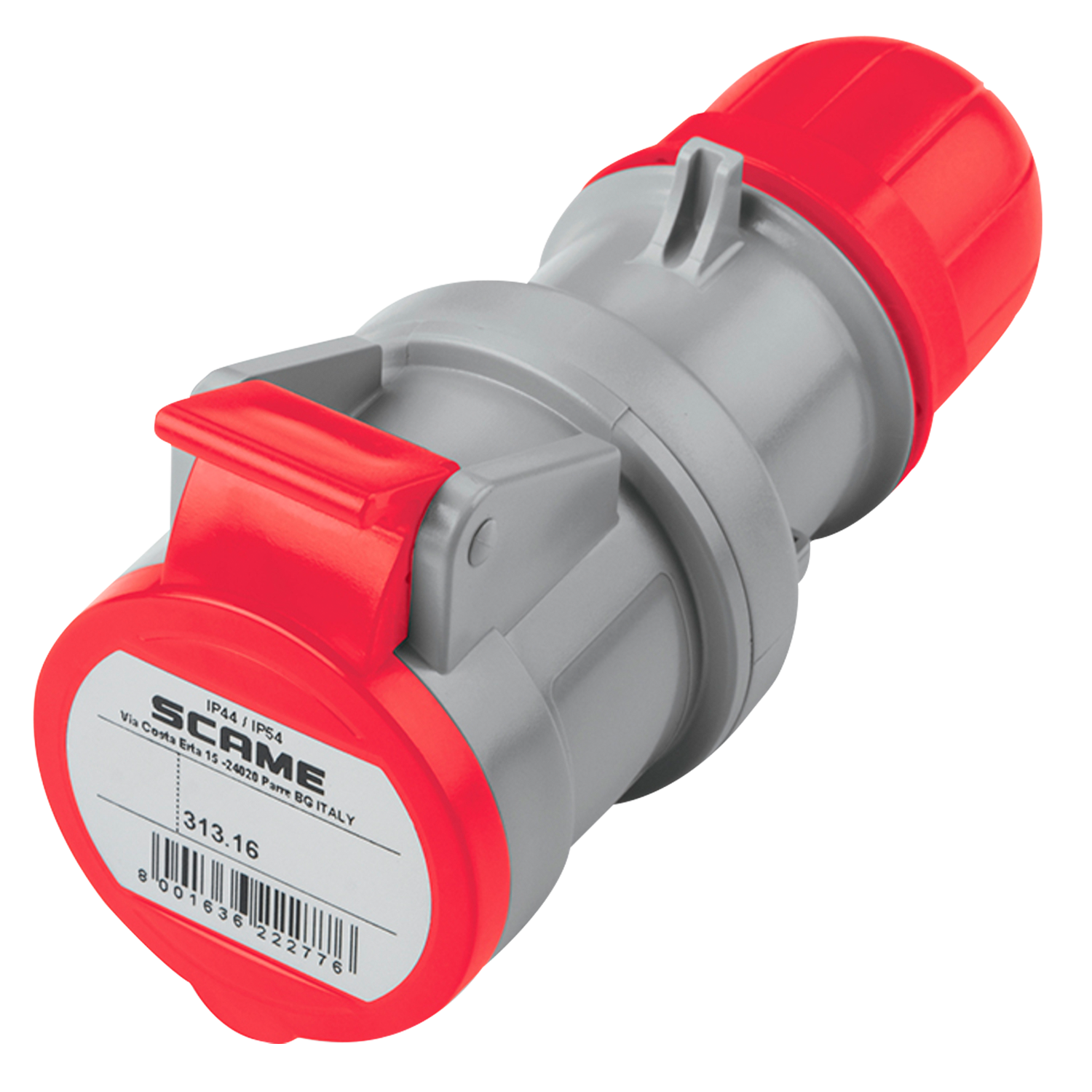 [20587] Toma Industrial Movil 16A 5P 380V IP44 Scame