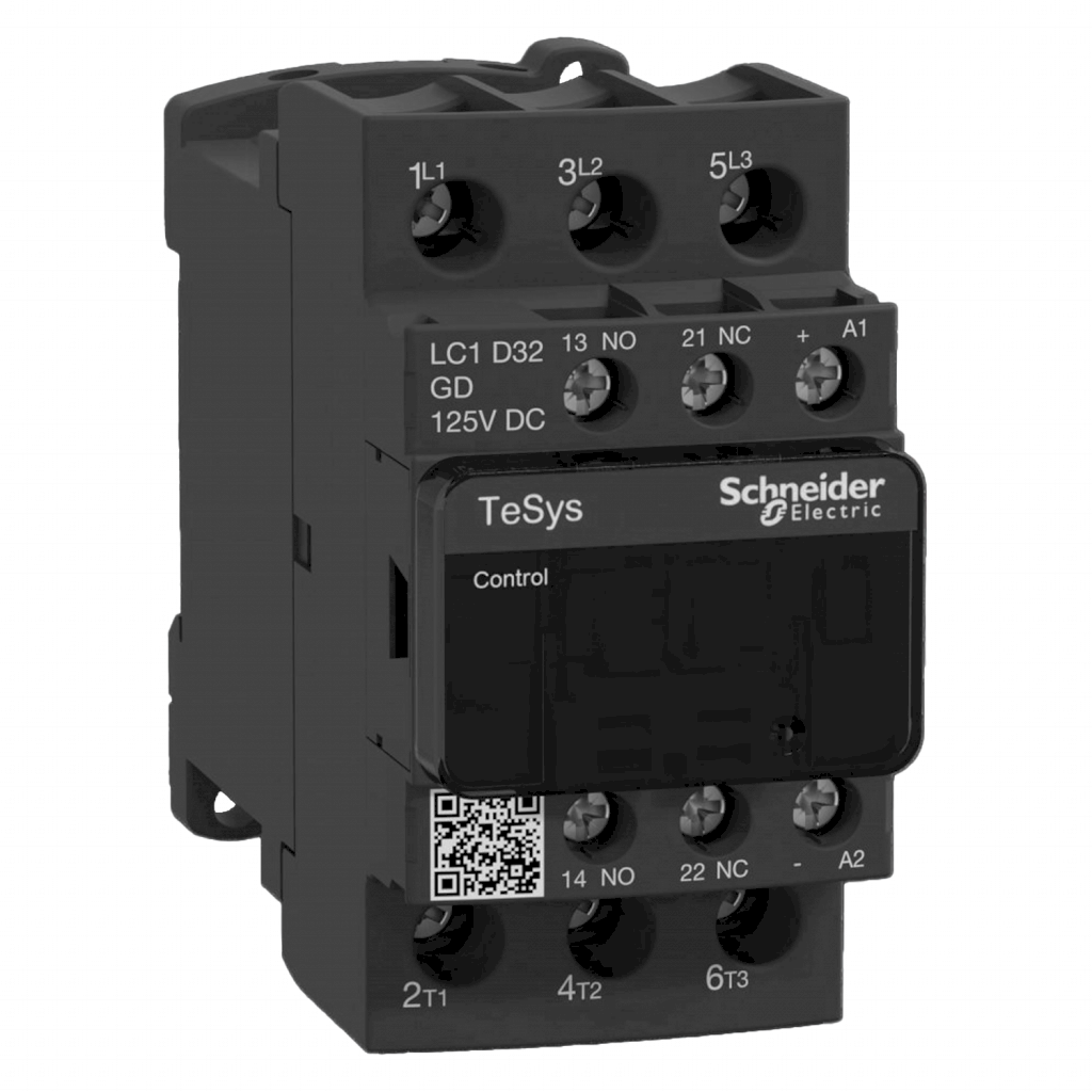 Contactor LC1D 3P 32A 690VCA 15kW 3NA Schneider Electric