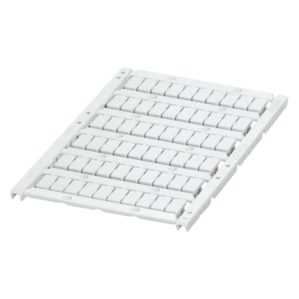 Plancha P/Bornes 4mm 60 Identificadores Rotulados Blanca Phoenix Contact
