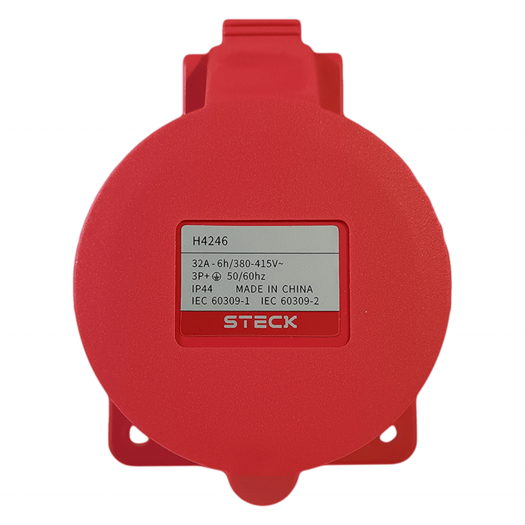 TOMA IND. DE EMBUTIR TRITON 3P+T 32A 380V IP44 H4246