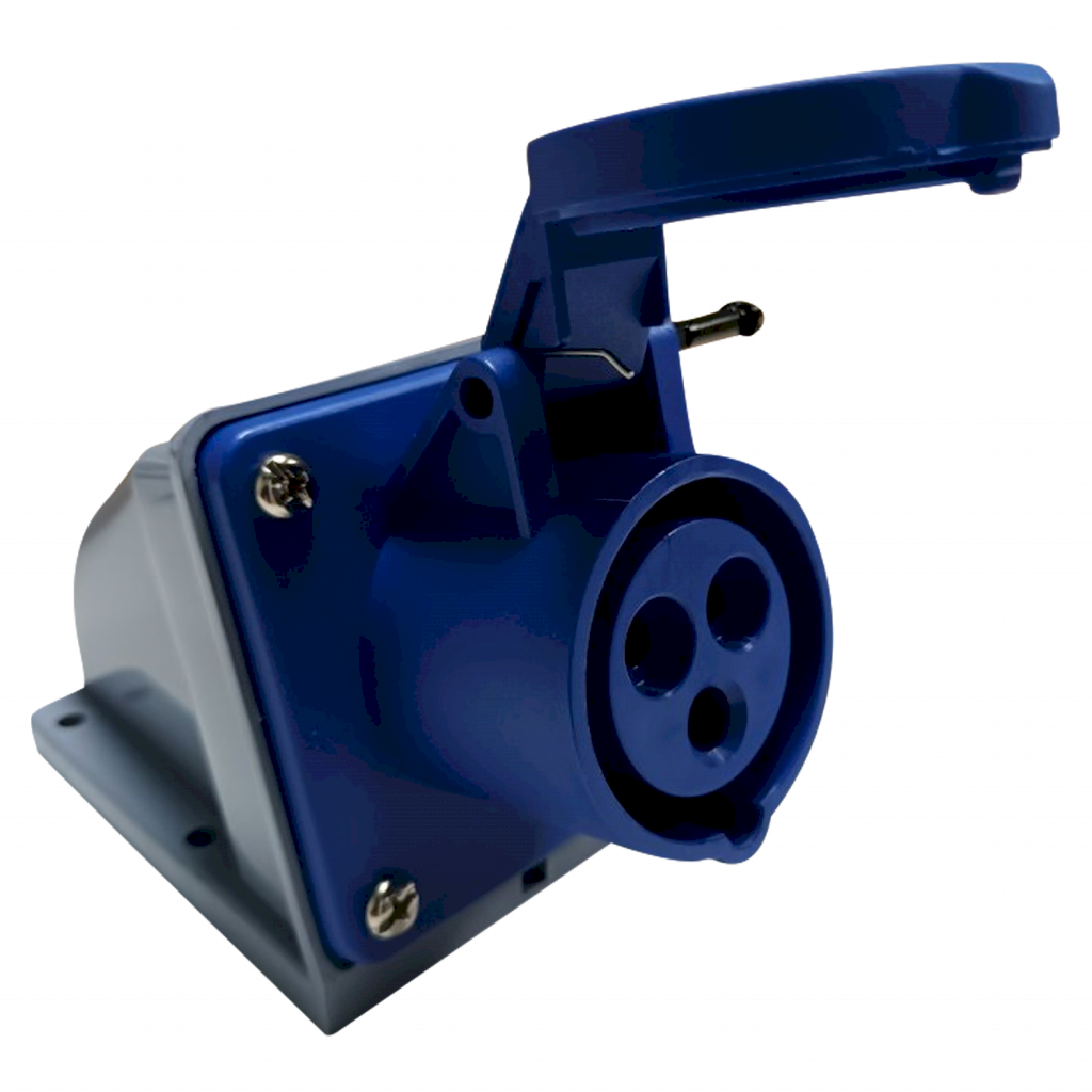 [37123] TOMA IND. DE SOBREPONER TRITON 2P+T 16A 220V IP44 H3006