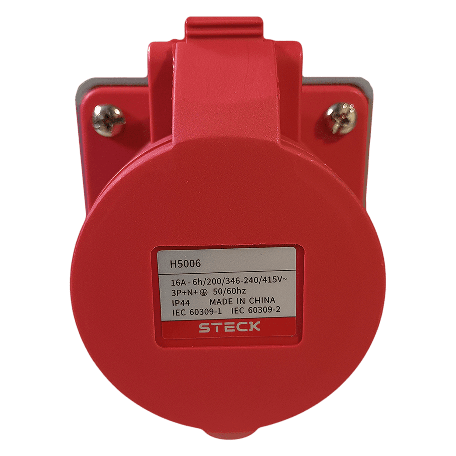 [37129] Toma Industrial Sobreponer Triton 16A 3P+N+T 380V IP44 Steck Electric