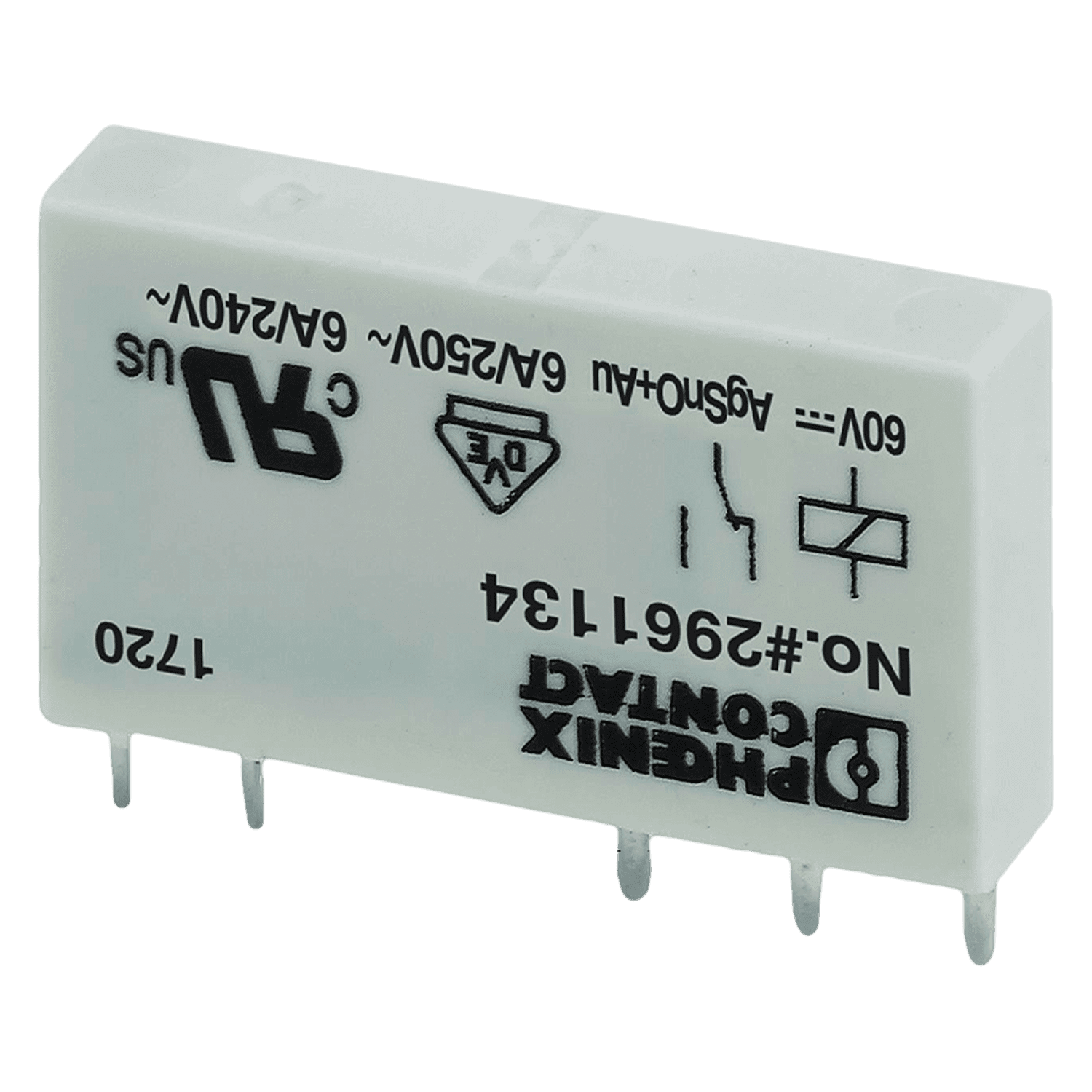 [15378] Relé Enchufable Miniatura 60VCC 6A 1C/O Phoenix Contact