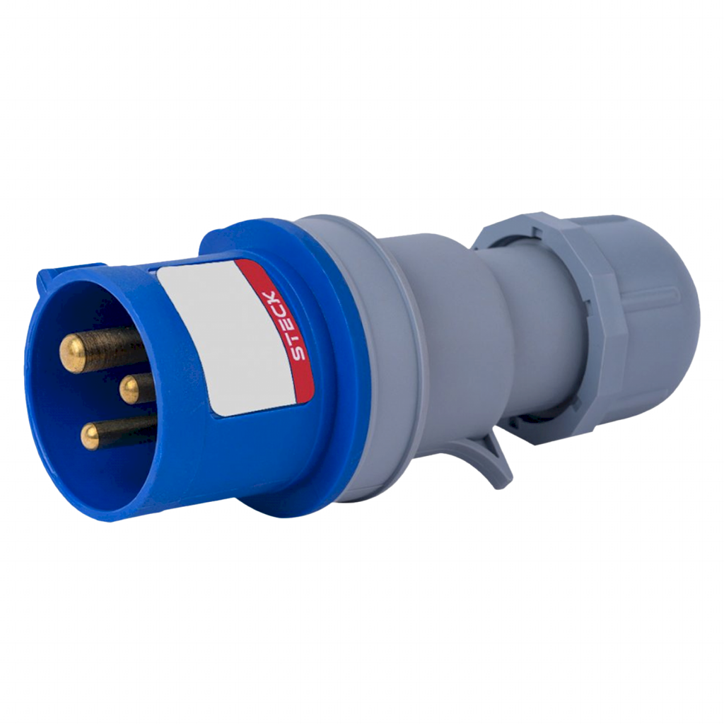 Ficha Industrial Móvil Triton 2P+T 32A 220V IP44 Steck Electric