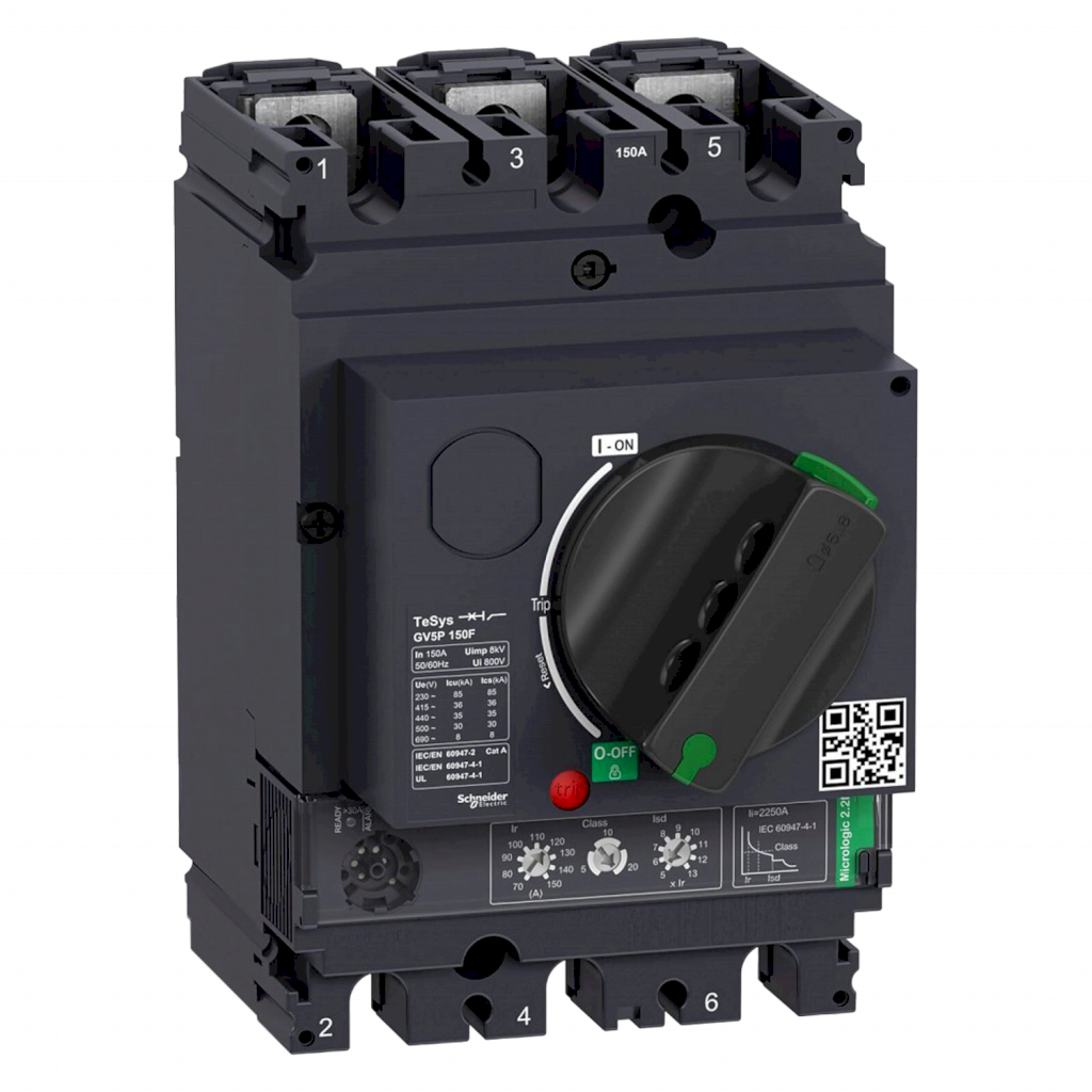[36061] Guardamotor Magnetotérmico GV5 GV6 3P 70-150A 36KA Schneider Electric