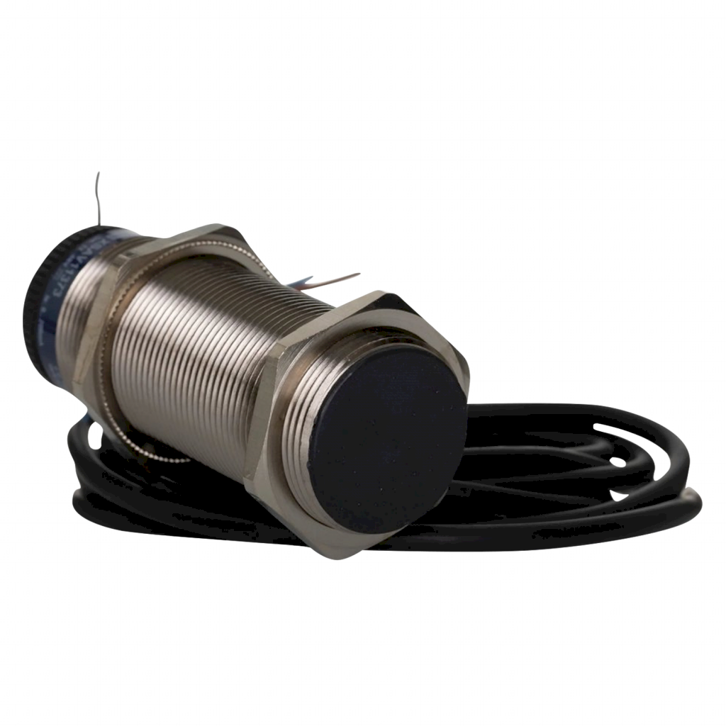 Sensor Control de Rotacion Cilindrica 3 Hilos 12-48VCC Rasante 6-150C/MN Bronce Niquelado Schneider Electric