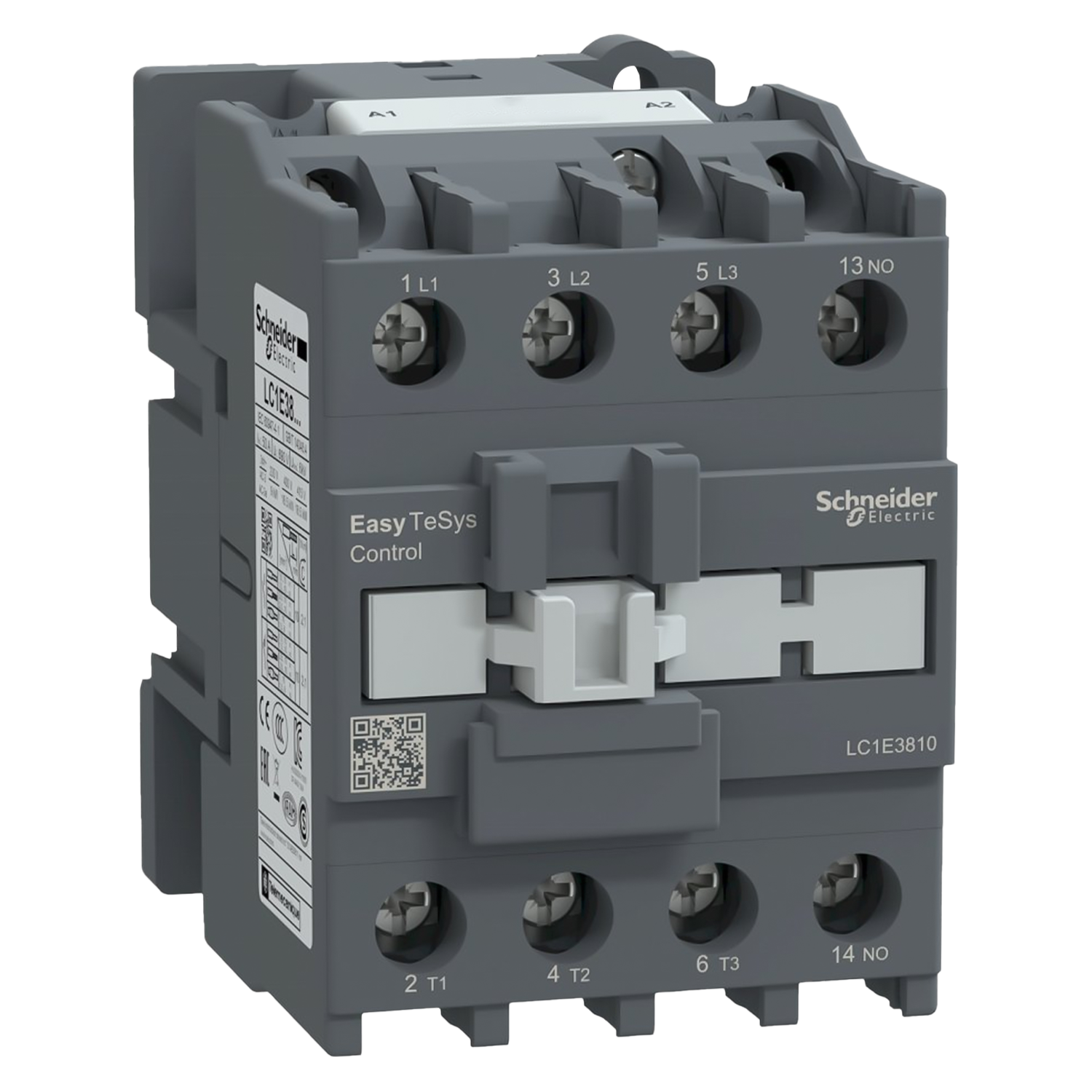 Contactor LC1E 3P 38A 690VCA 18,5kW 3NA Schneider Electric