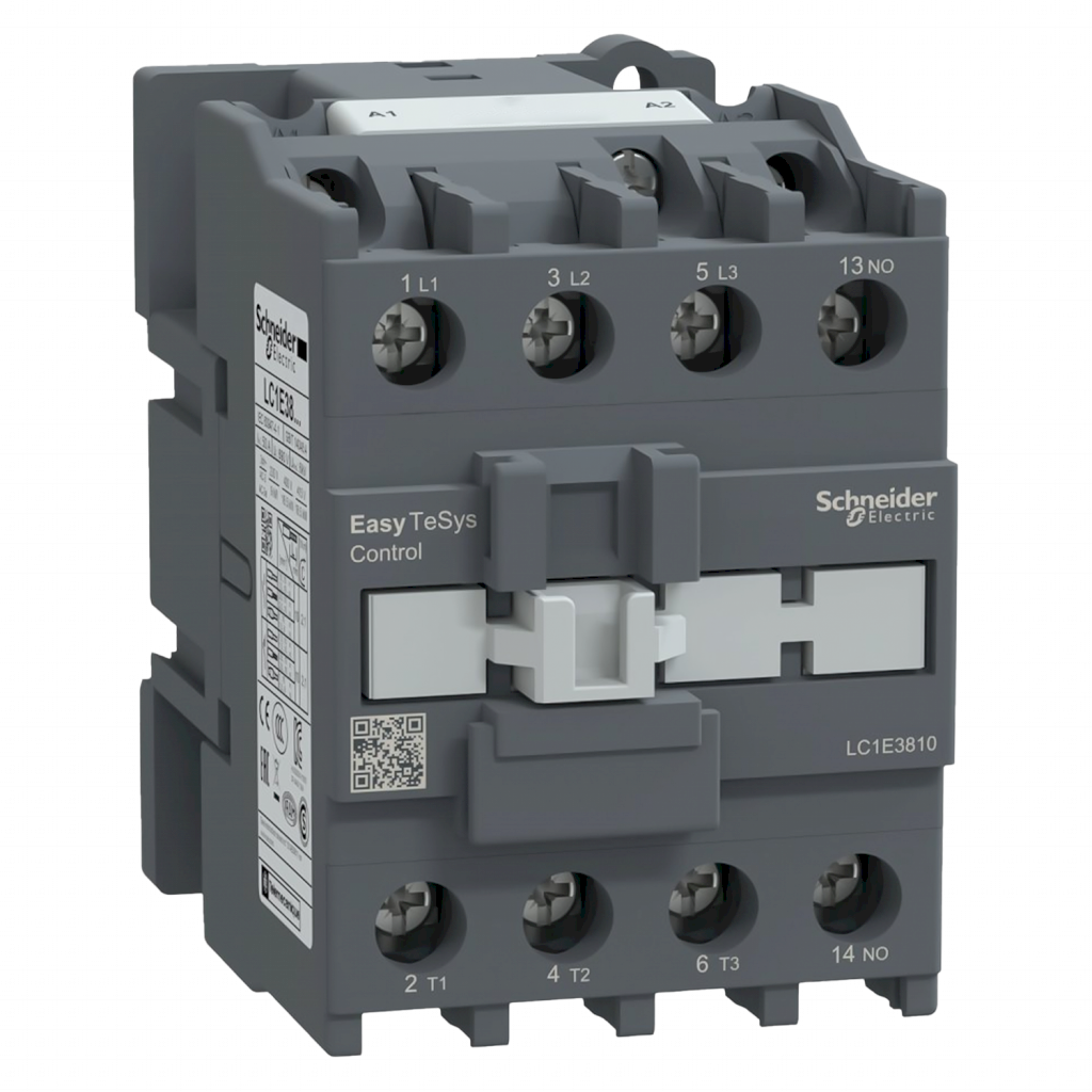 Contactor LC1E 3P 38A 690VCA 18,5kW 3NA Schneider Electric