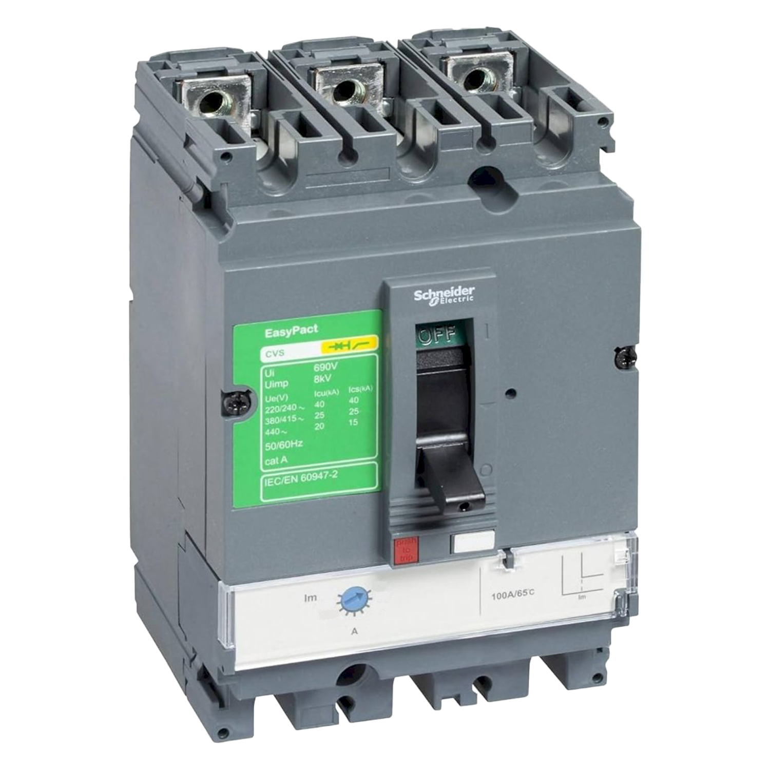 [28009] Interr. CVS160F 3P 1250A 400VCA Schneider Electric