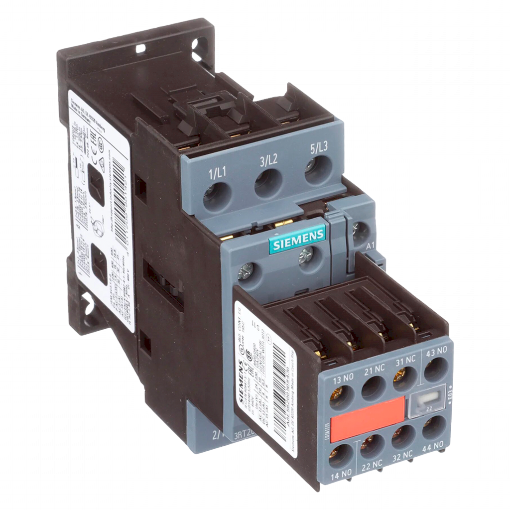 [15499] Contactor 3RT2 3P 32A 690VCA 15kW 2NA+2NC S0 Siemens