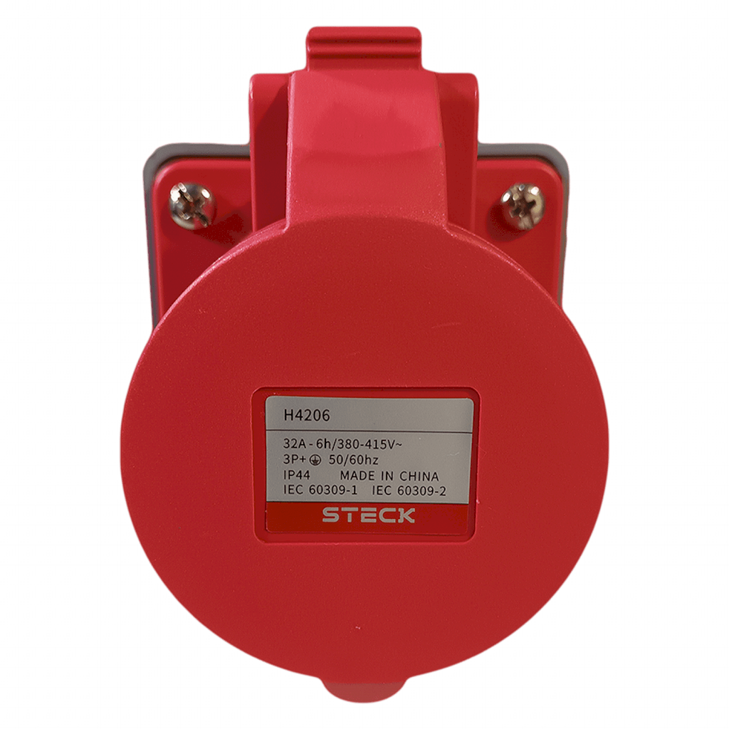 [37137] TOMA IND. DE SOBREPONER TRITON 3P+T 32A 380V IP44 H4206