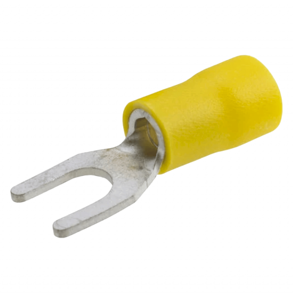 Terminal Horquilla C10 Amarillo 4mm Tbcin