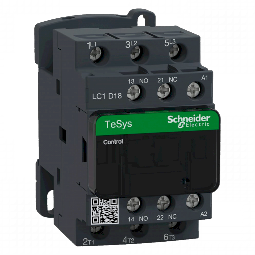Contactor LC1D 3P 18A 690VCA 7,5kW 3NA Schneider Electric