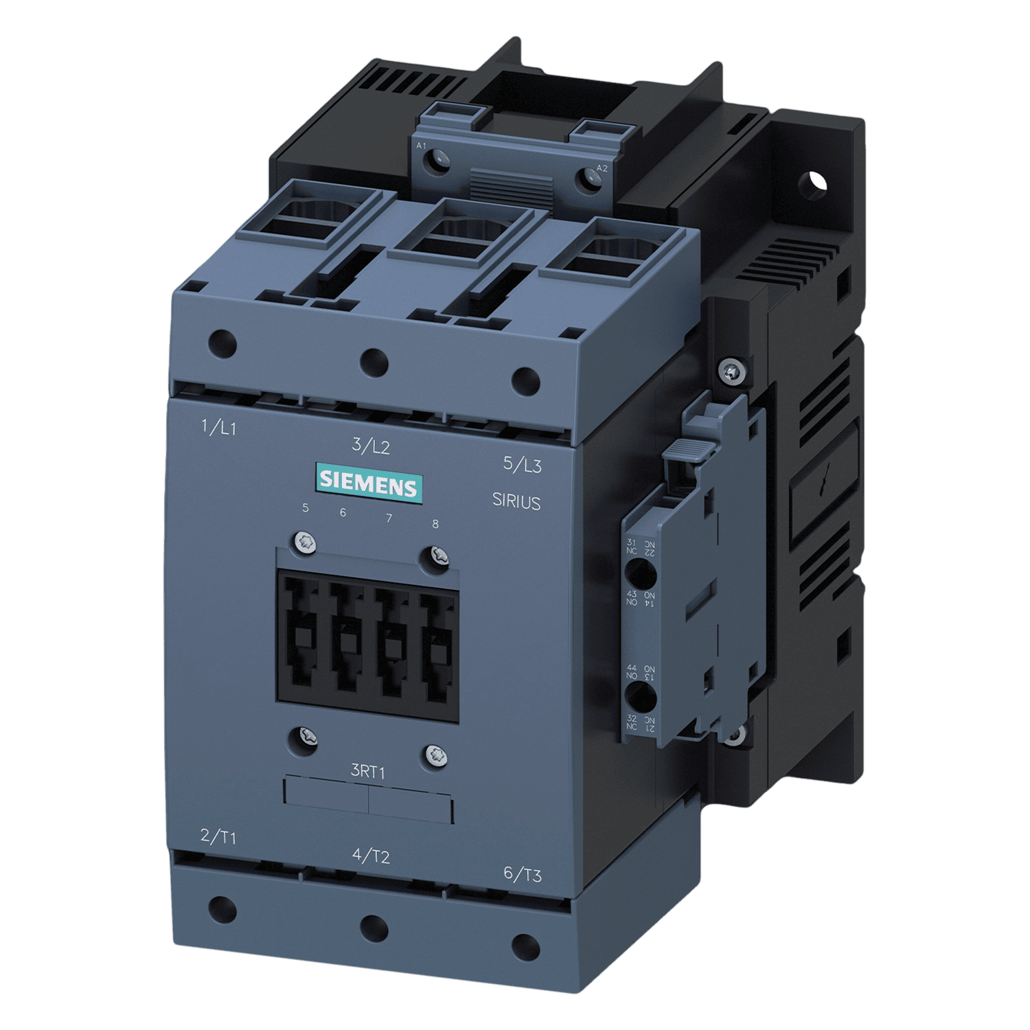 [7469] Contactor 3RT1 3P 315A 690VCA 55kW 3NA S6 Siemens