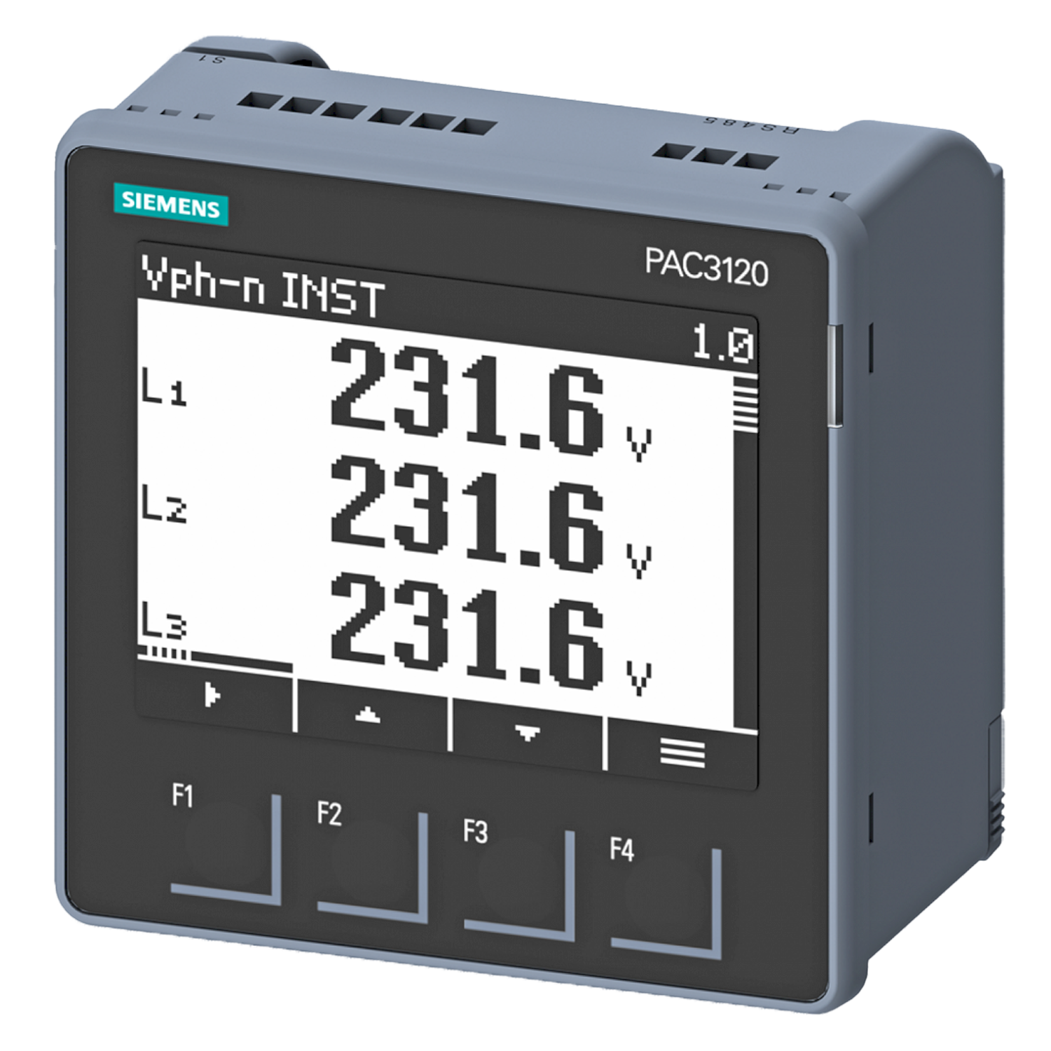 Multimedidor Sentron Pac Lcd Modbus RTU 96x96mm Siemens