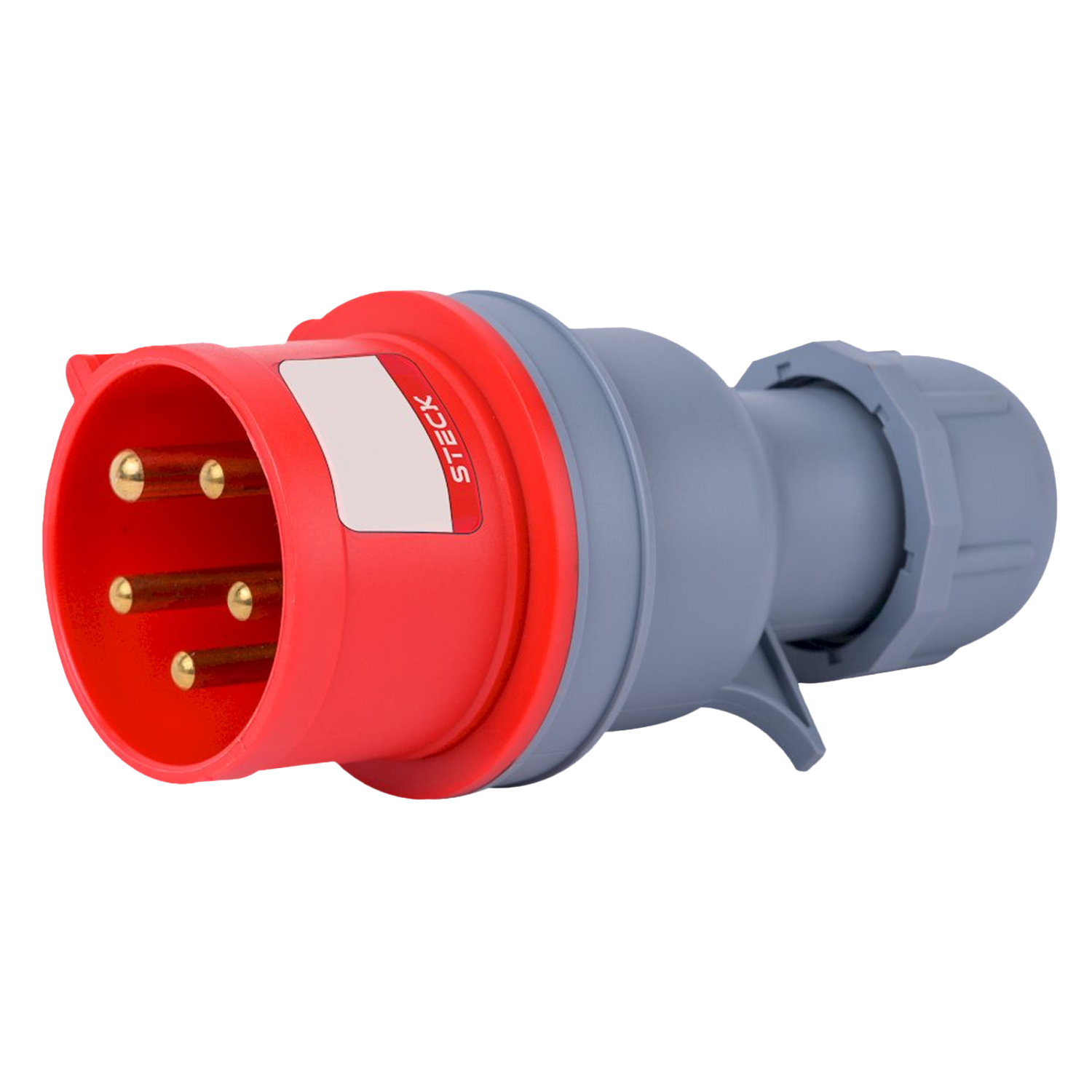 [37093] Ficha Industrial Móvil Triton 3P+N+T 16A 380V IP44 Steck Electric