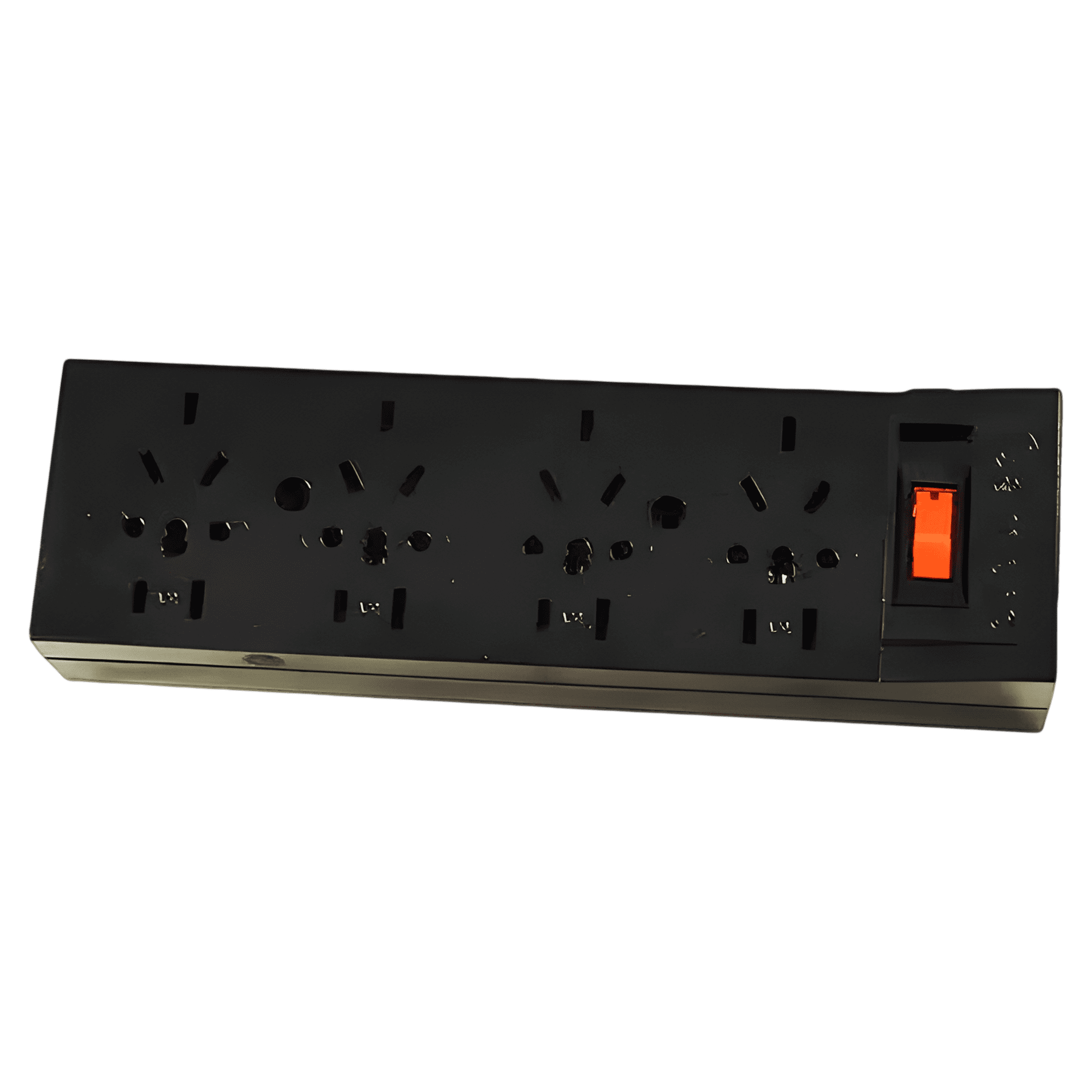 Zapatilla 4 Tomas Multinorma 10A S/Cable Negra Cambre