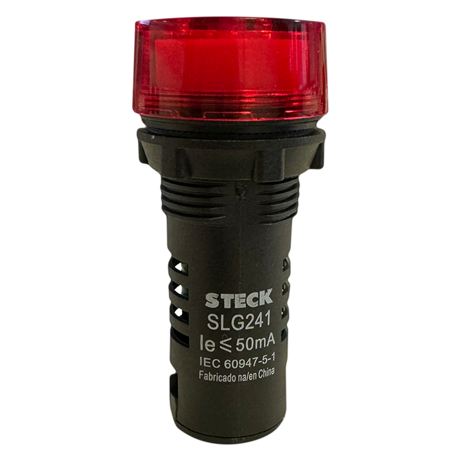 Zumbador Plástico 24VCA/VCC 50db Rojo Steck Electric