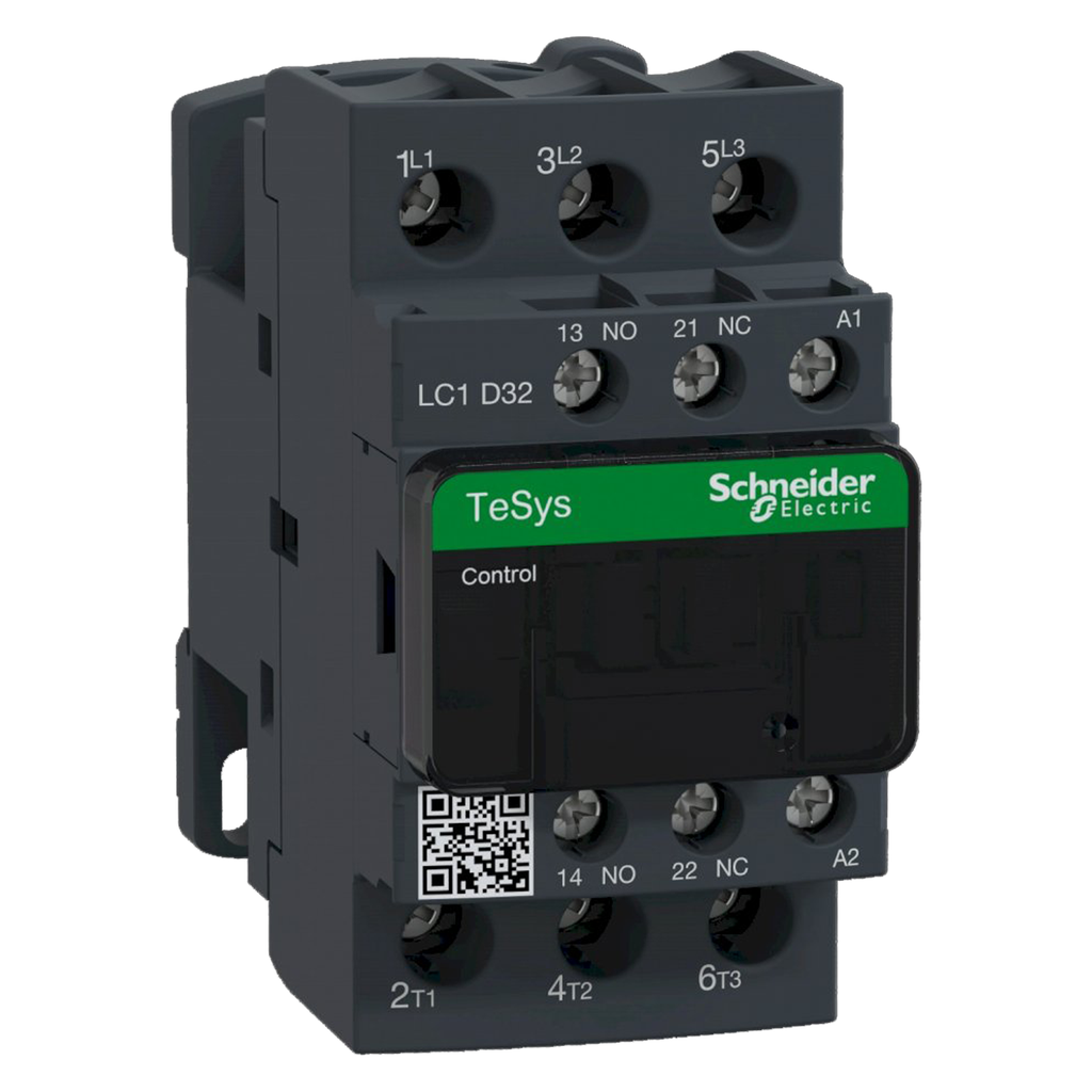 Contactor LC1D 3P 32A 690VCA 15kW 3NA Schneider Electric