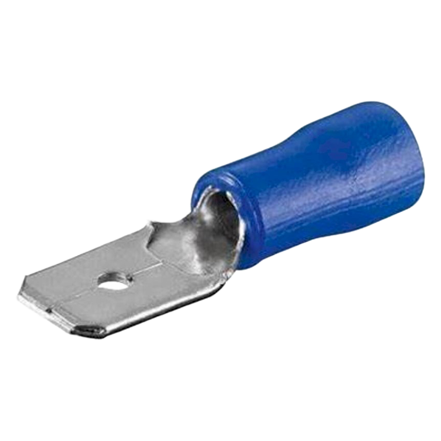 Terminal Pala MAcho B19 Azul Largo 6,35mm Tbcin