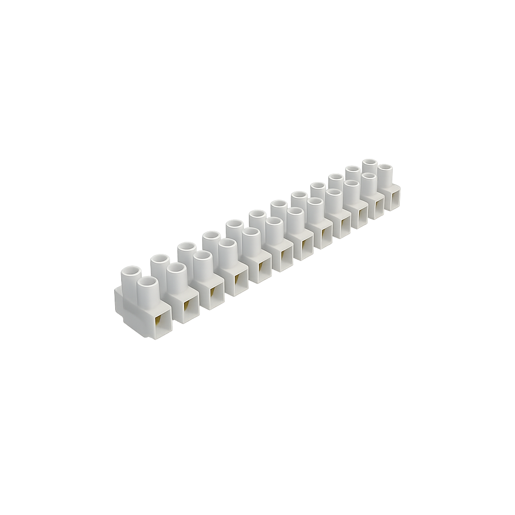 [23978] Bornera Flexible 12 Puentes 25A 6mm2 Negra Tea