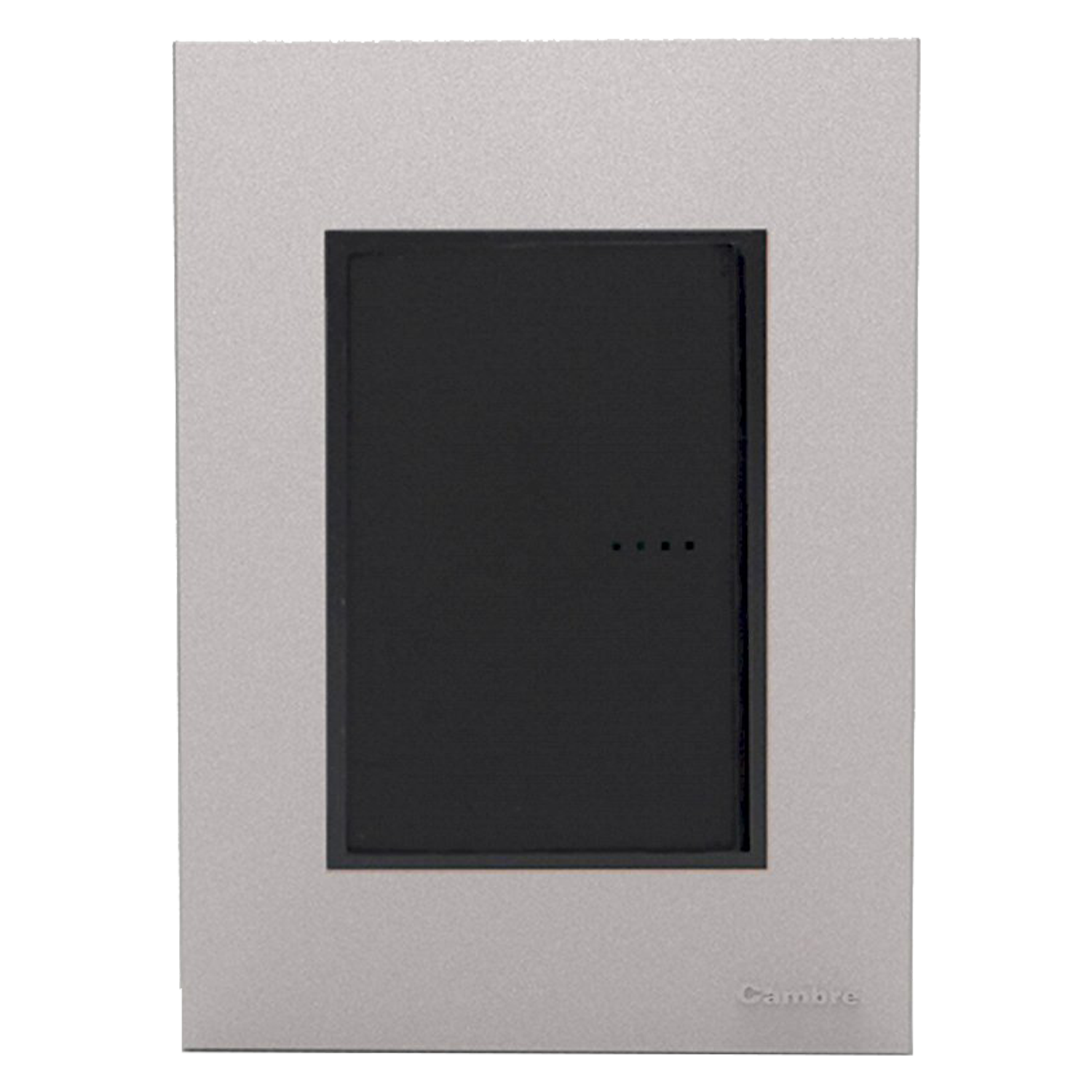 [23762] Tapa y Distanciador Bauhaus Aluminizada 4 Módulos Cambre