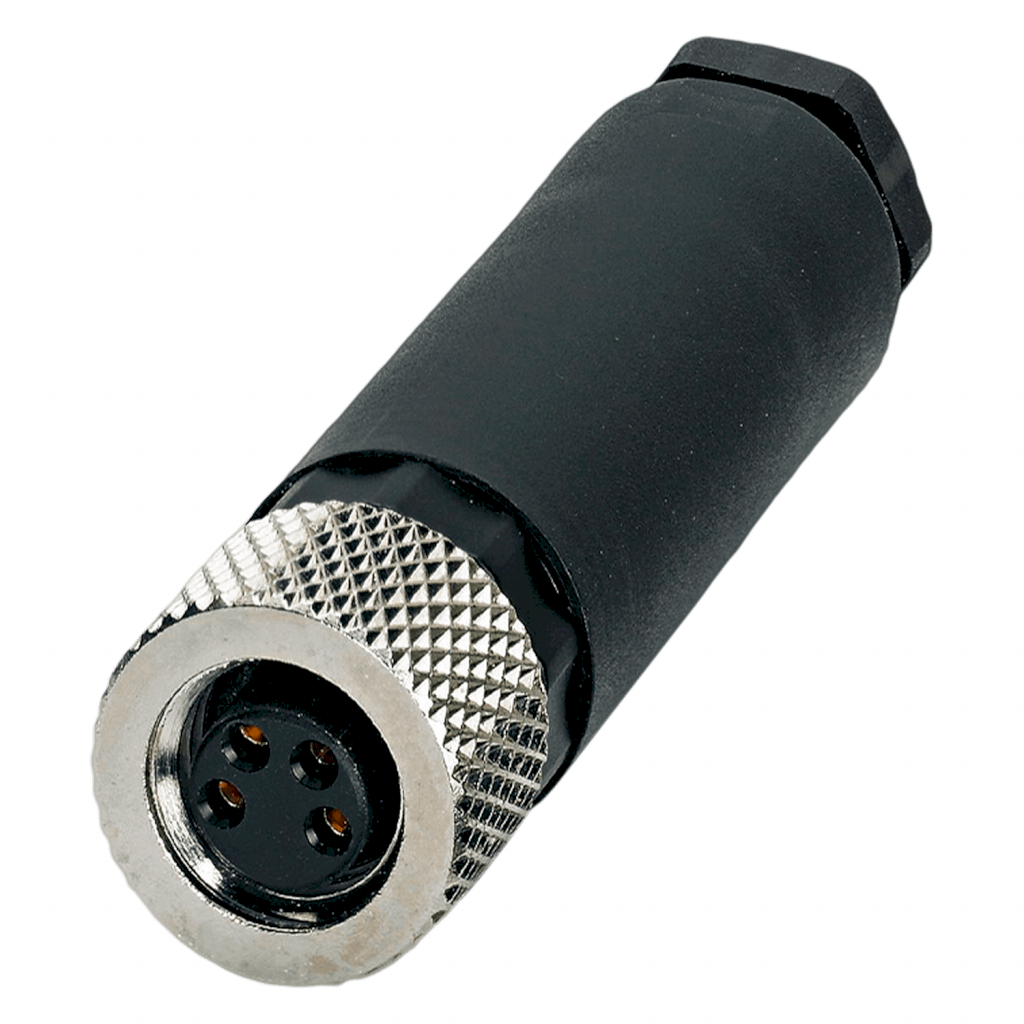 CONECTOR M8 4P HEMBRA - RECTO MET TOR SACC-M 8FS-4CON-M-SW