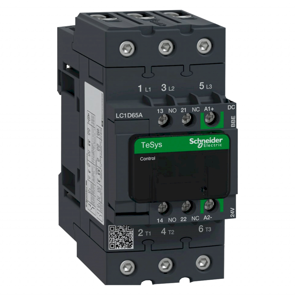 CONTACTOR D 65A 3NA 24VCC 3P LC1D65ABBE