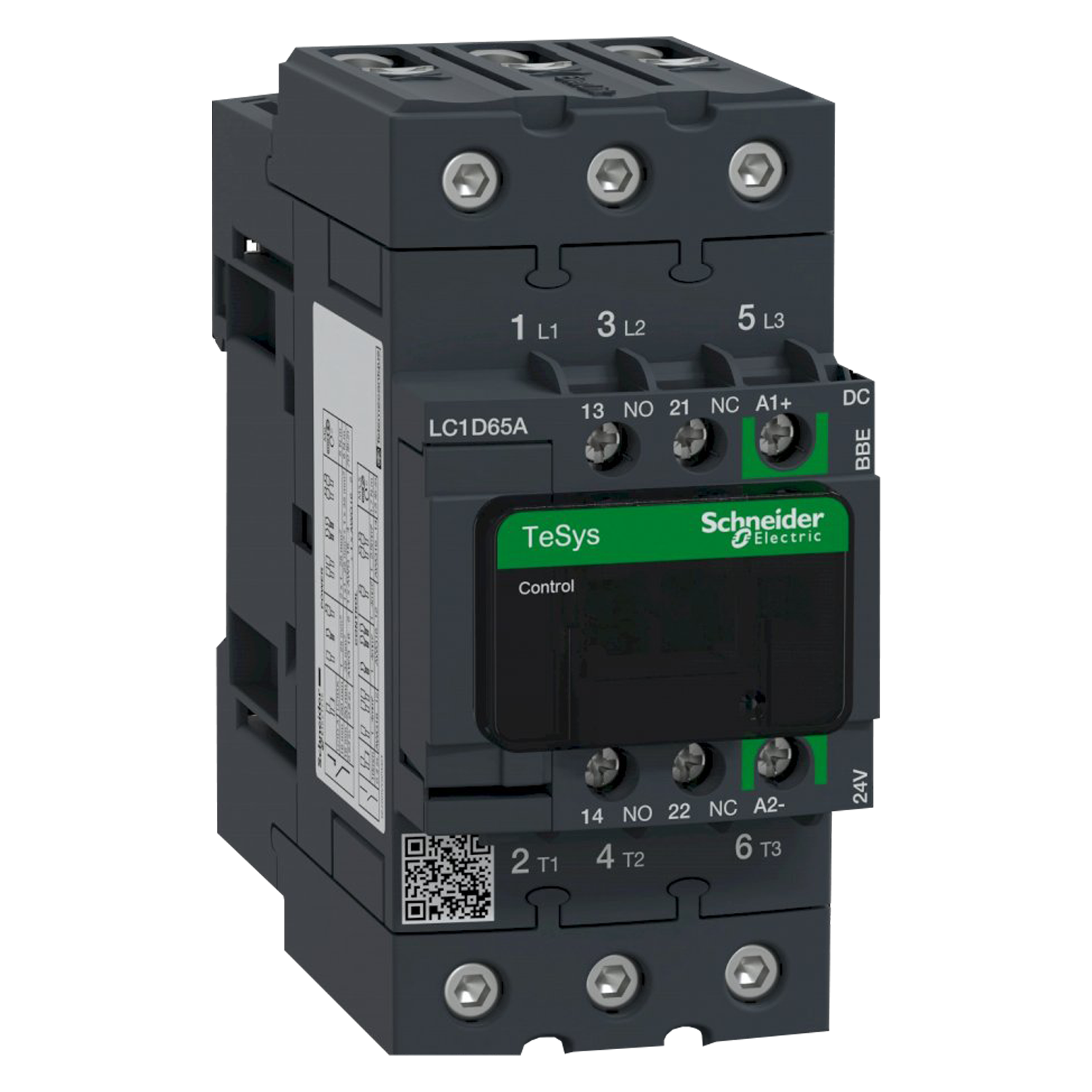 Contactor LC1D 3P 65A 690VCA 30kW Schneider Electric