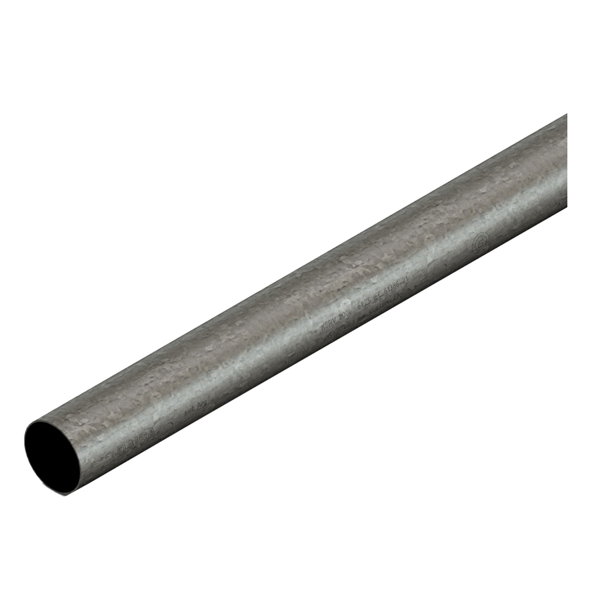 Caño Acero Galvanizado Rígido Liviano 3/4'' 19,05mm Eléctrico 3Mts Daisa