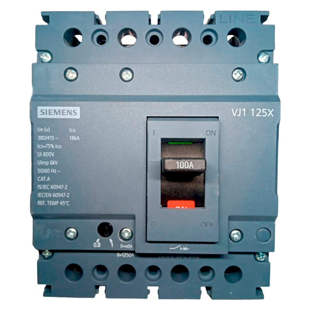 INTERR. TM220 ATFM 4X100A 18KA IR: 80-100A 3VJ1010-1EB42-0AA0