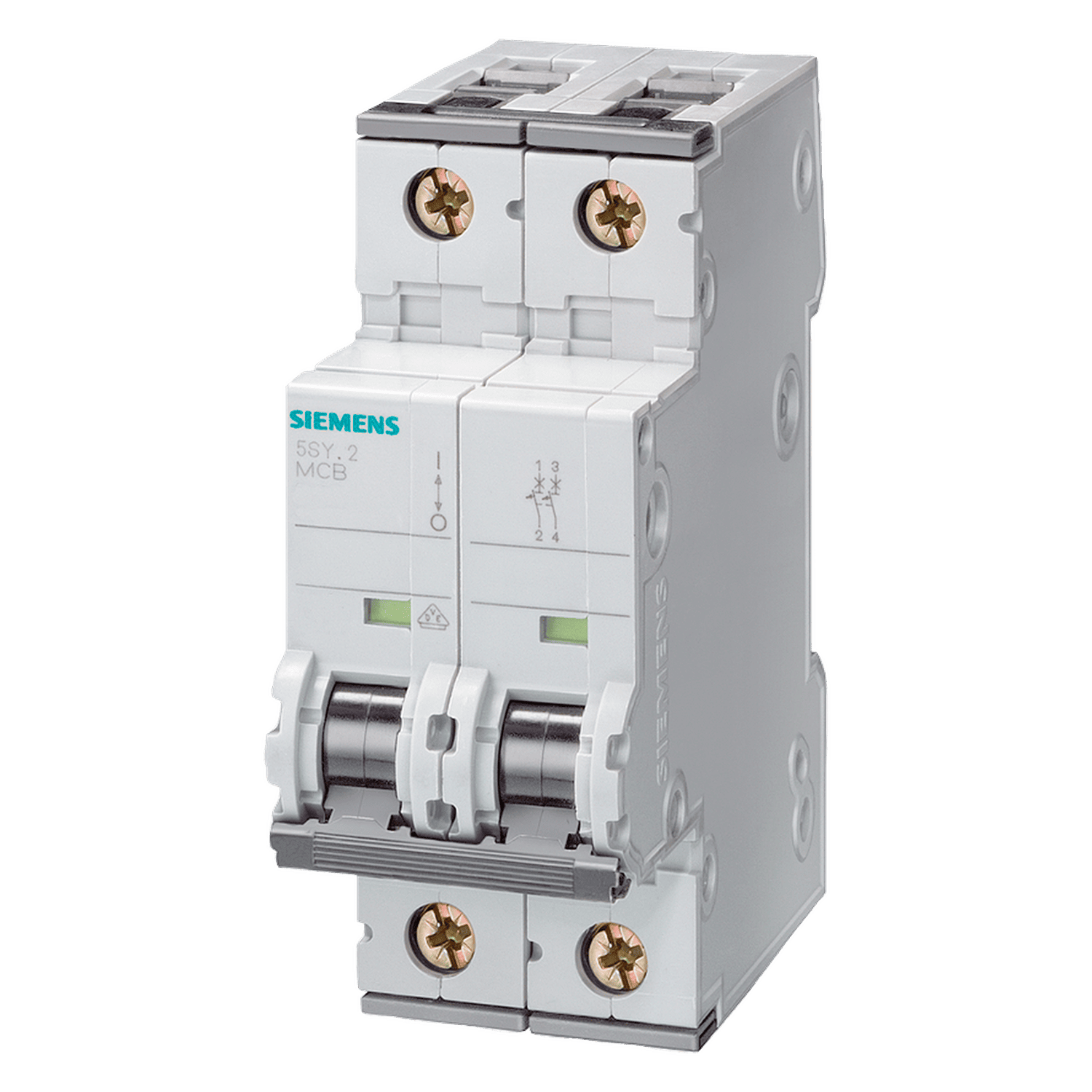 Interruptor Termomagnético 5SY52 2x6A 10KA Curva C Siemens