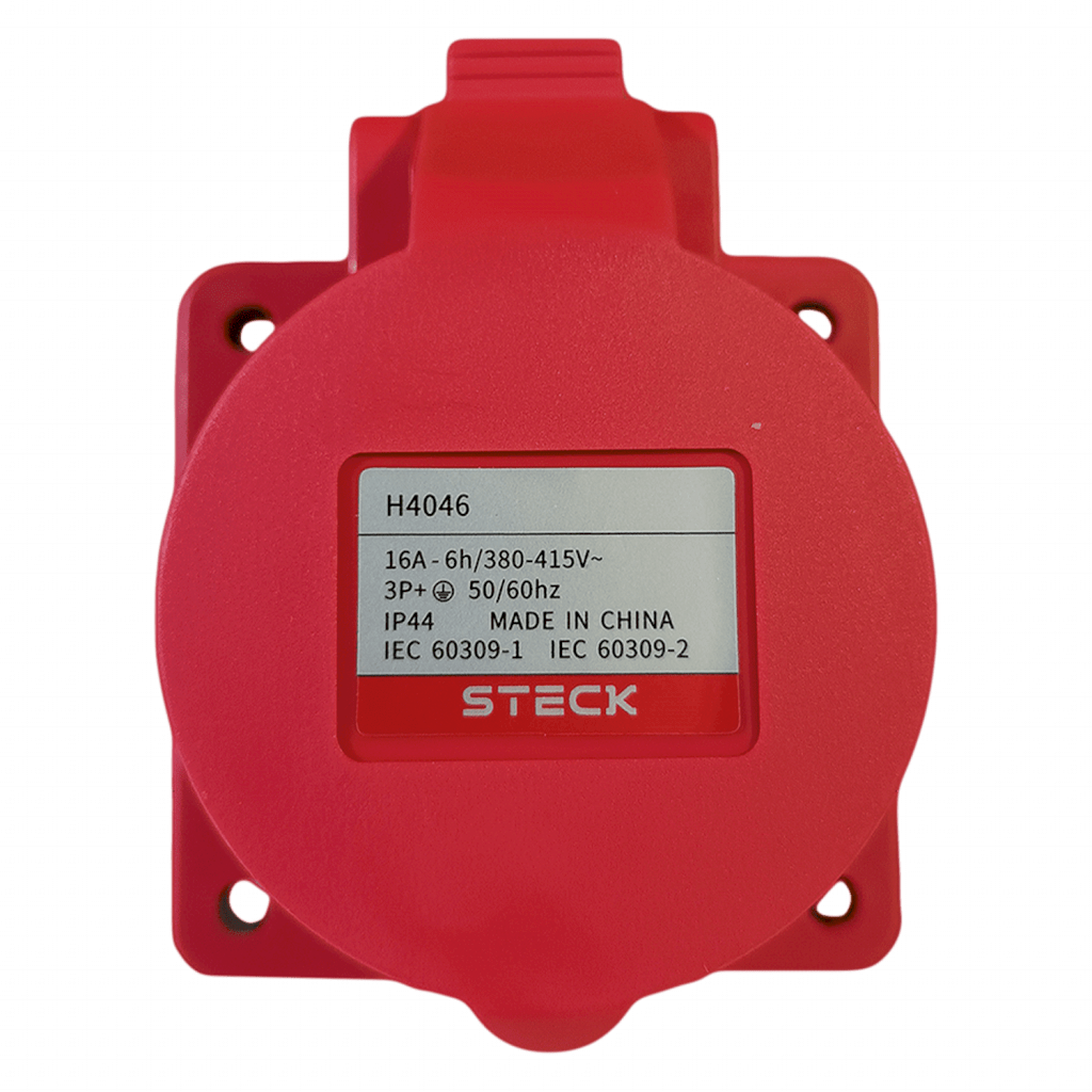 TOMA IND. DE EMBUTIR TRITON 3P+T 16A 380V IP44 H4046