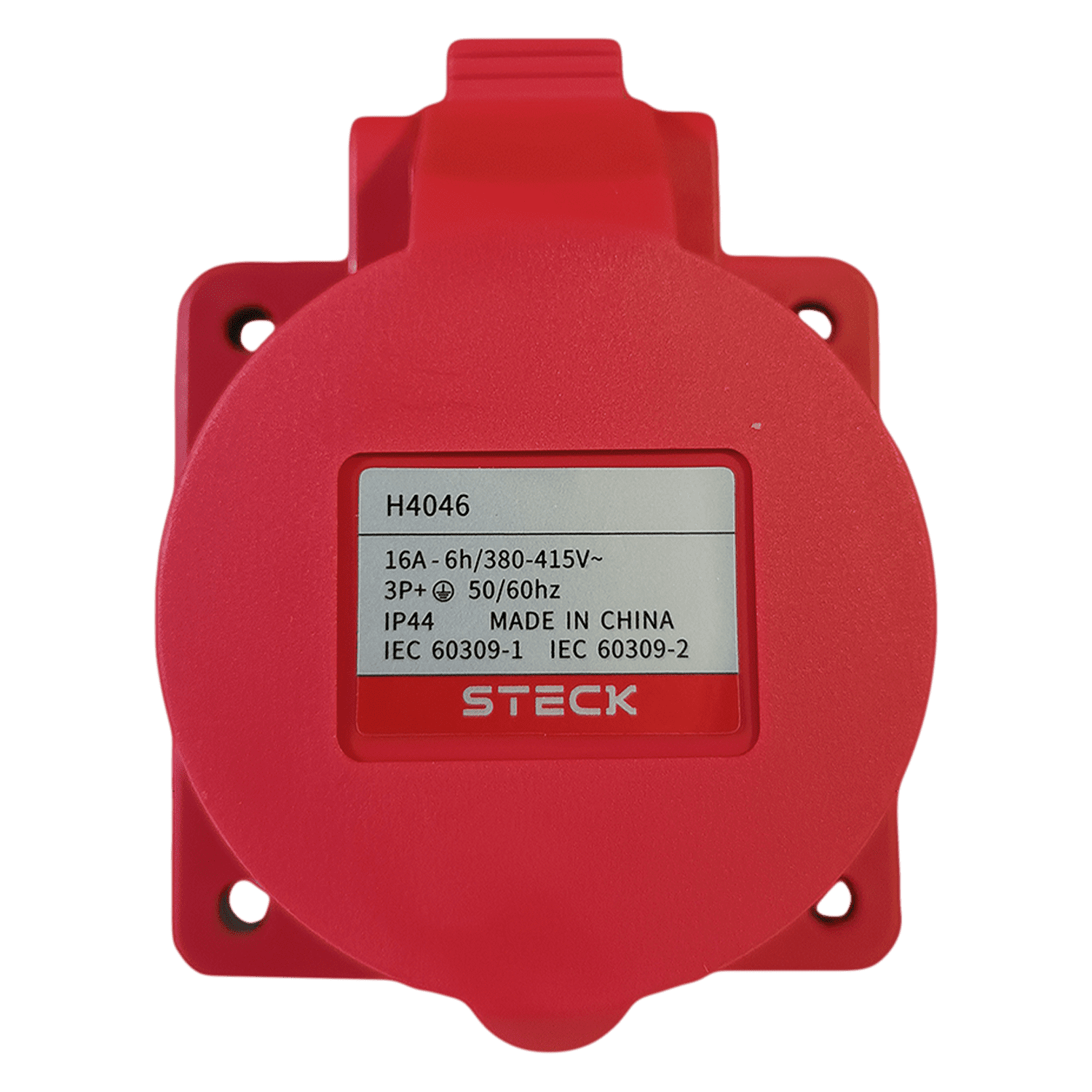 Toma Industrial Embutir Triton 16A 3P+T 380V IP44 Steck Electric