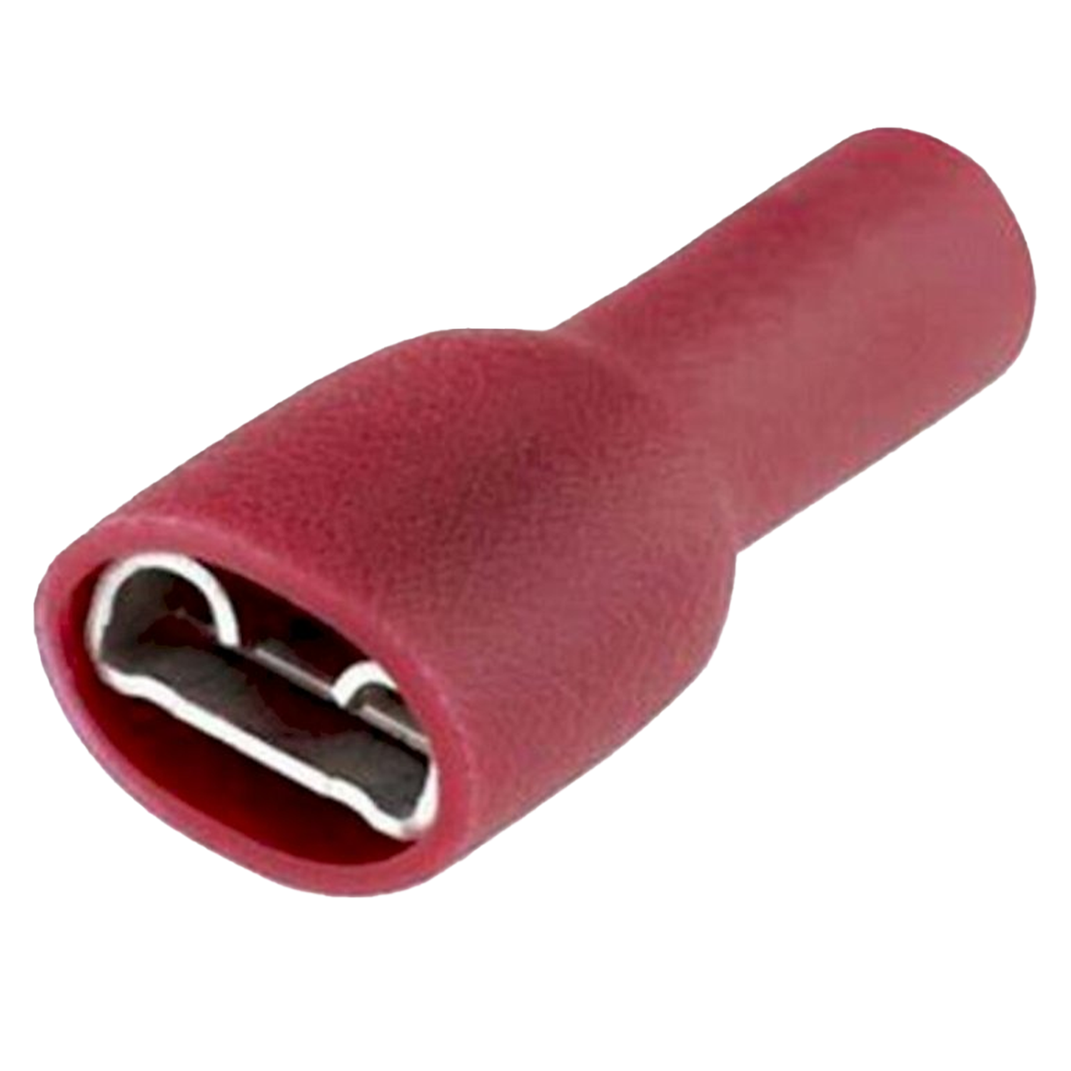 [37163] Terminal Pala Hembra A18 Rojo Largo 6,3mm Tbcin