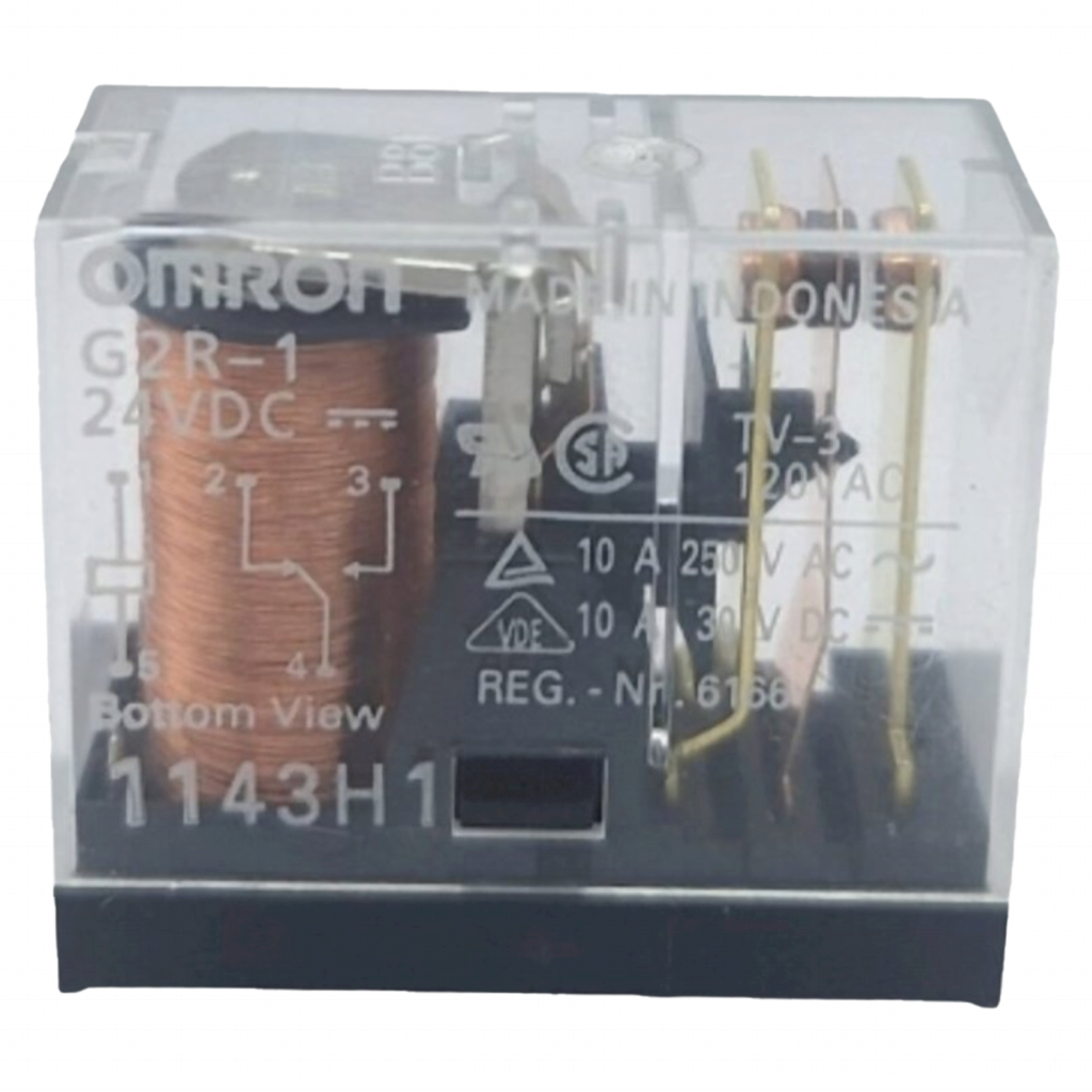 RELE SIMPLE INVERSOR 10A 1NA/1NC 24VCC OMRON G2R1DC24