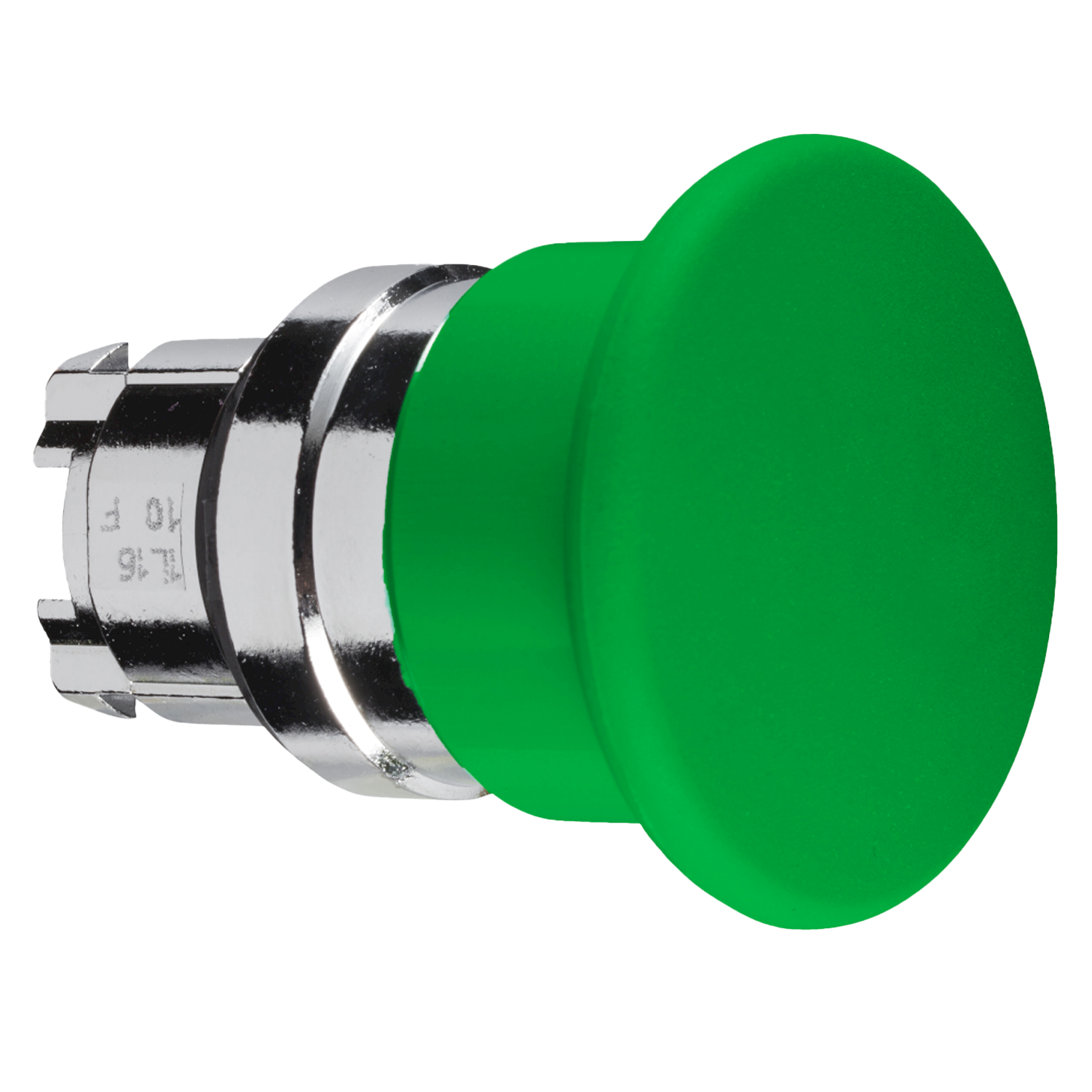 Pulsador Hongo XB4 Verde Metal S/Contactos Integrados Schneider Electric